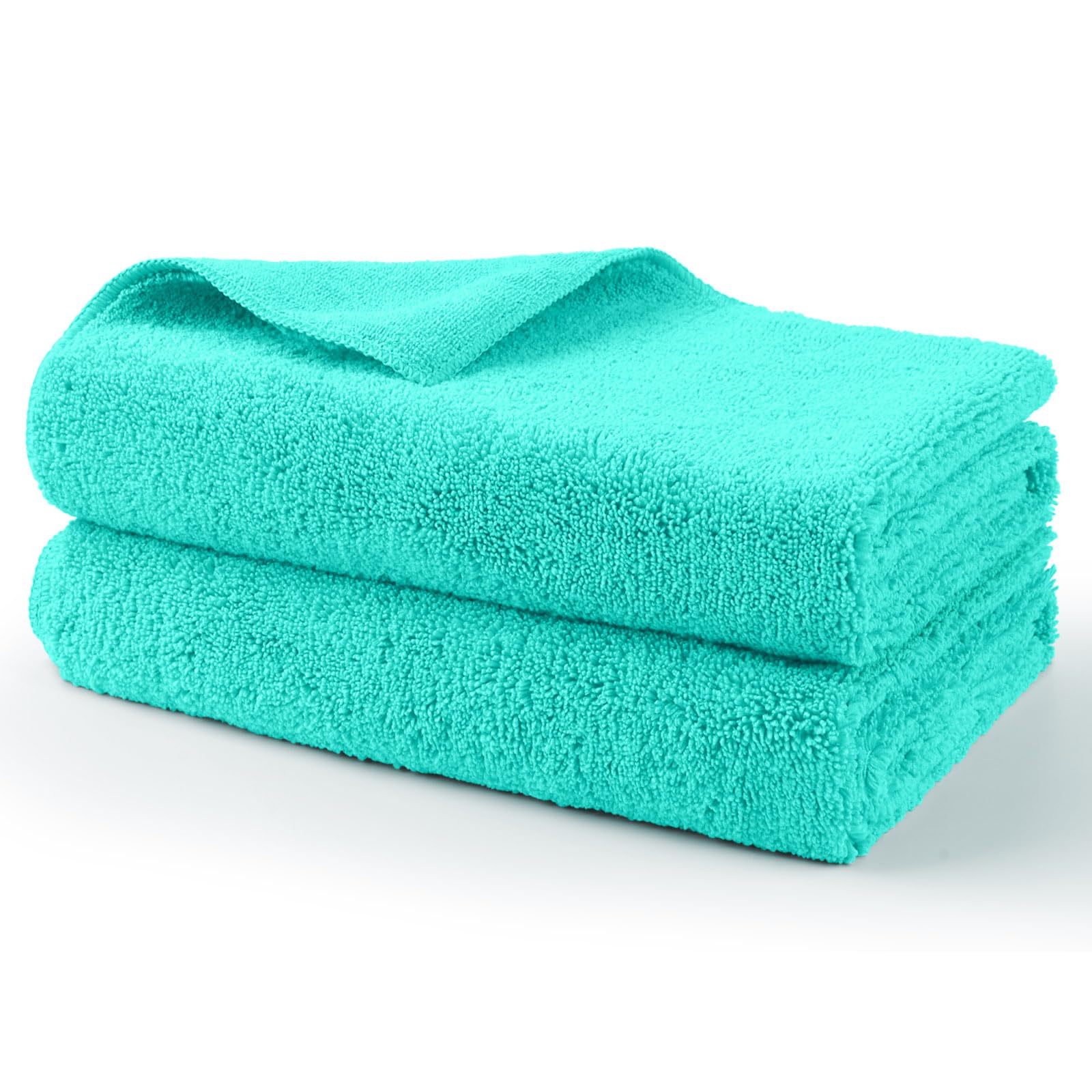 Professional Large Microfiber Car Drying Towels 2 Pack (2 Count)