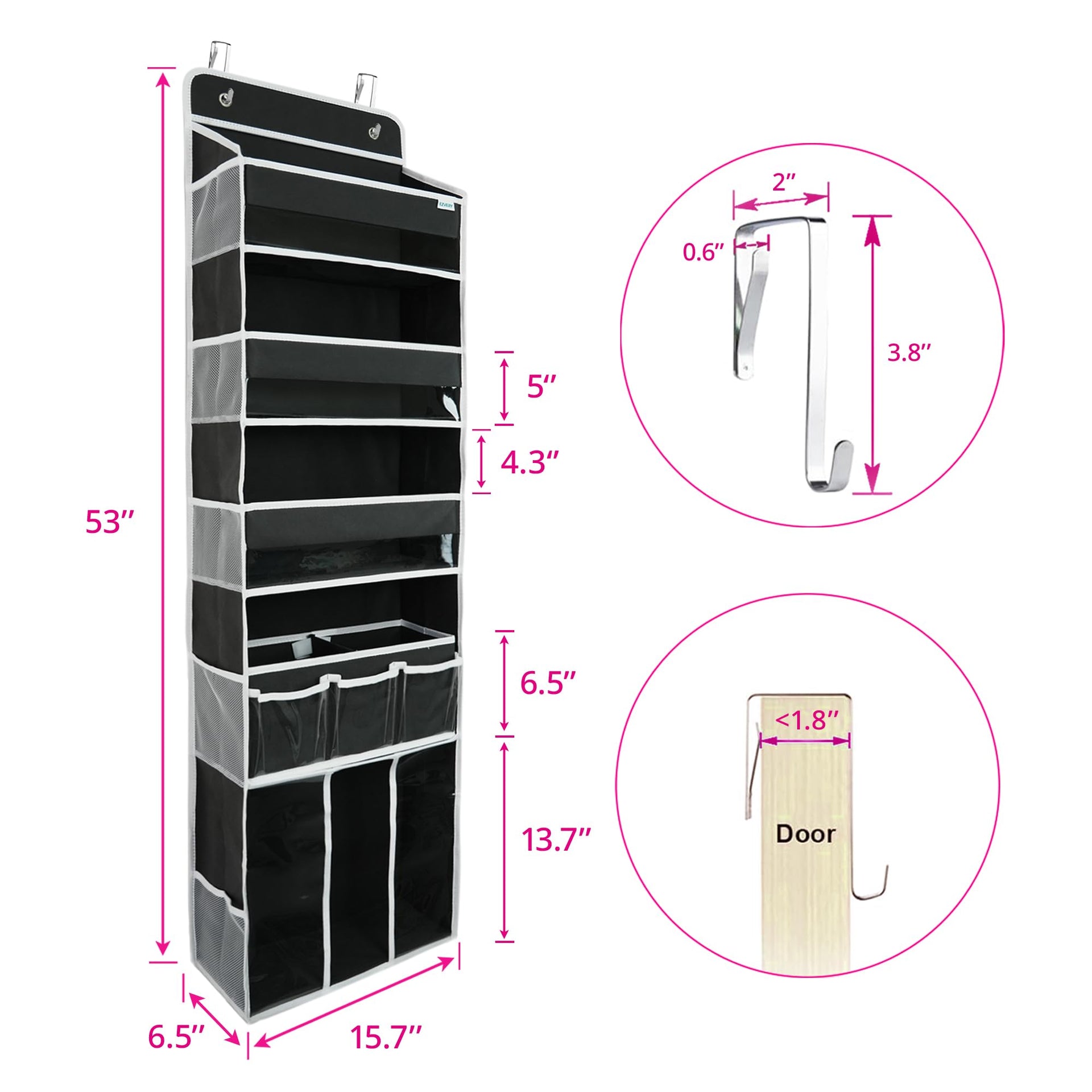 Door Hanging Storage Organizer