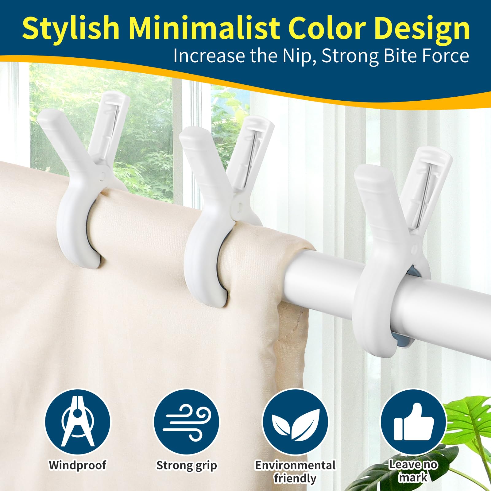 12 Pack Beach Towel Clips (12 Count)