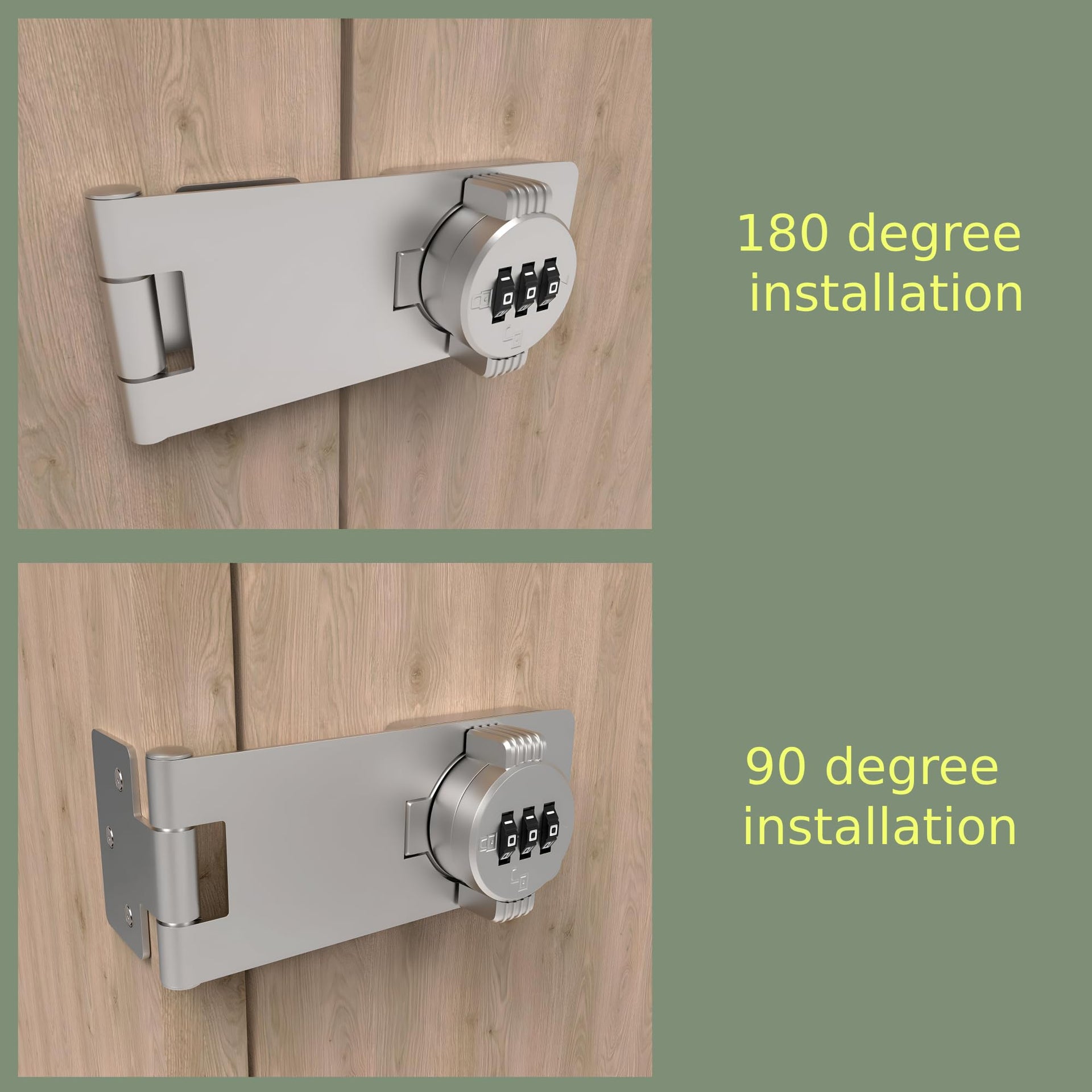 Keyless Combination Lock