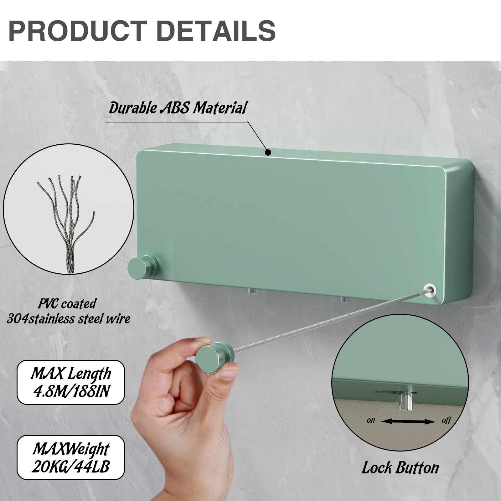 Retractable Clothesline Indoor