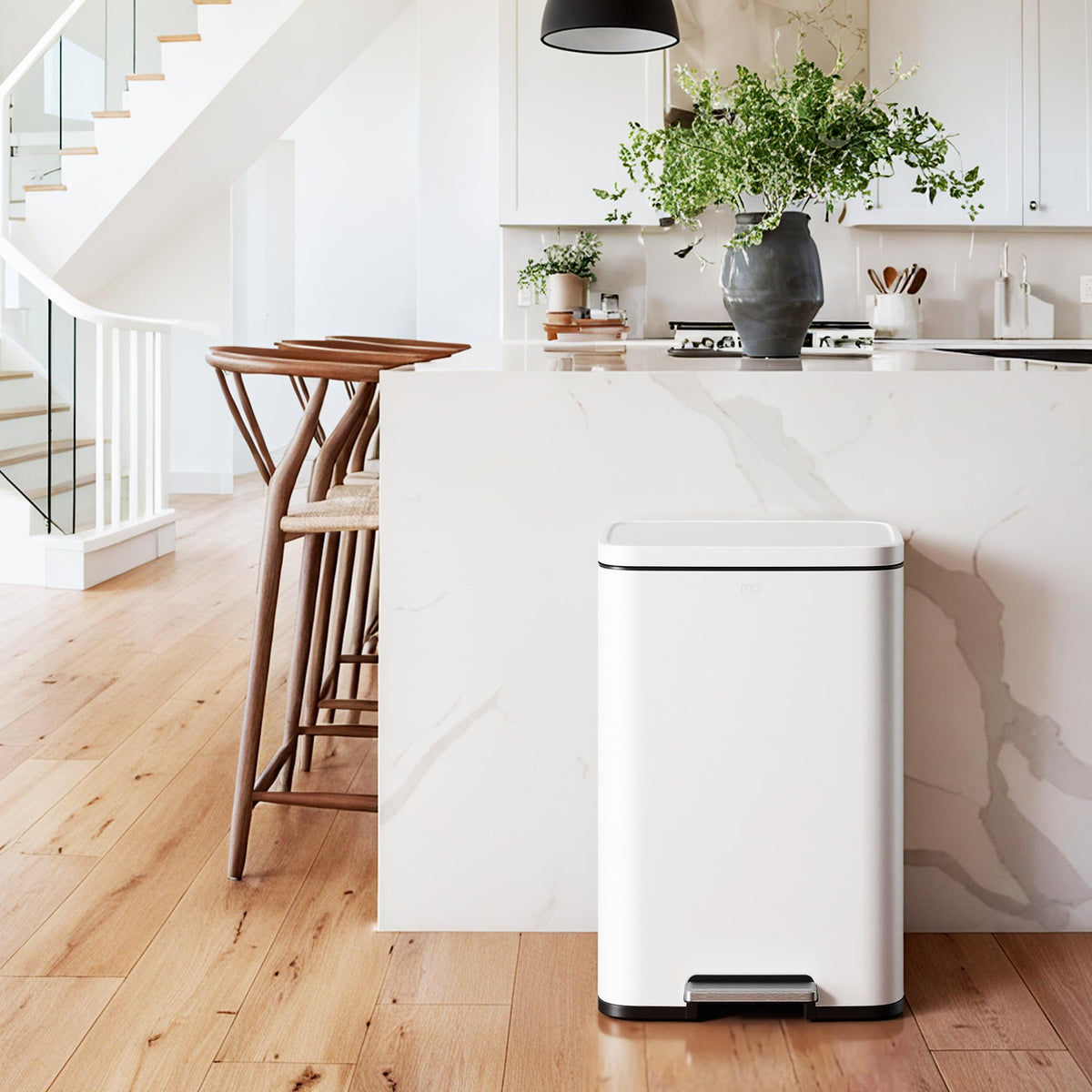 Madison Matte White Stainless Steel 13.2 Gal