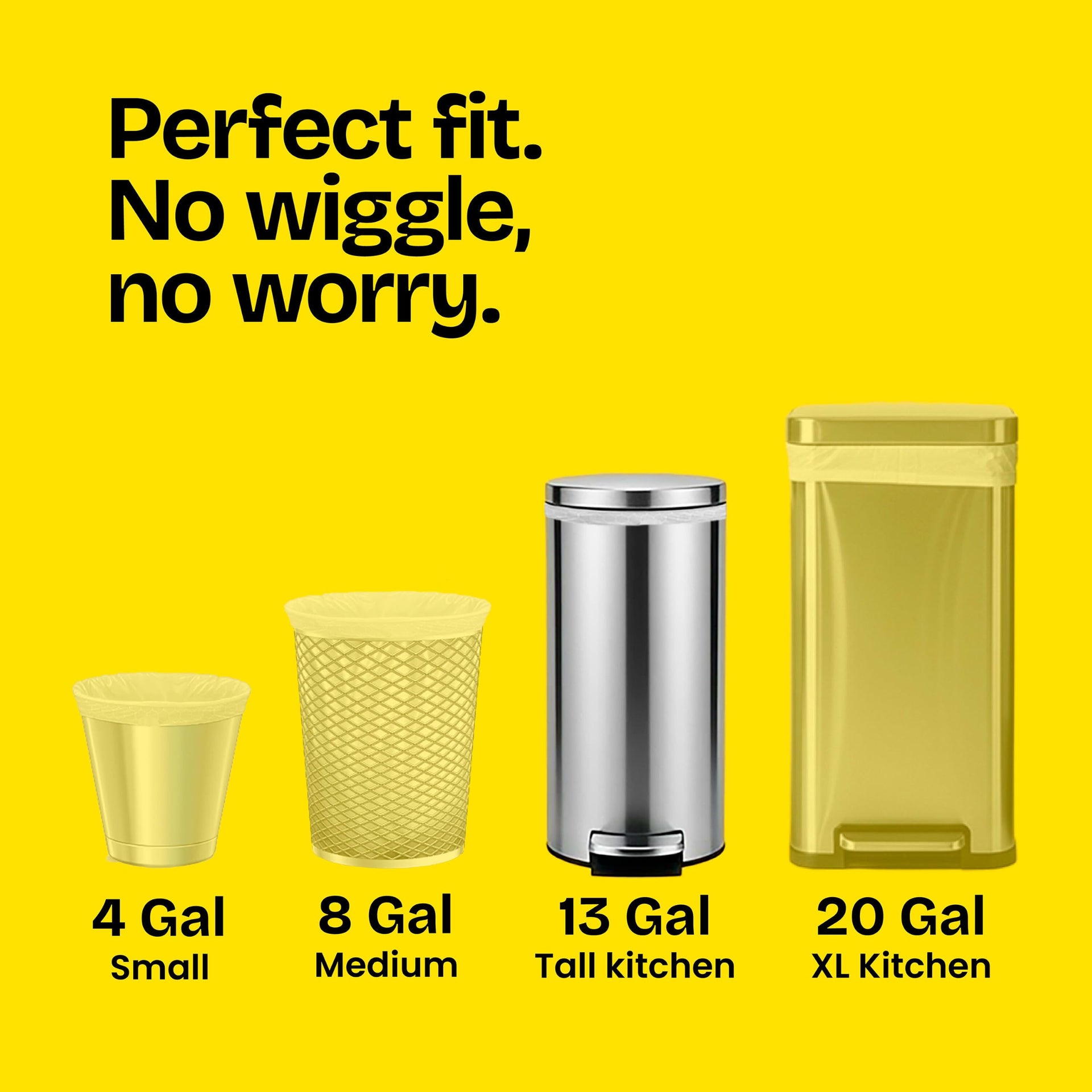 ForceFlex Tall Kitchen Trash Bags (140 Count)