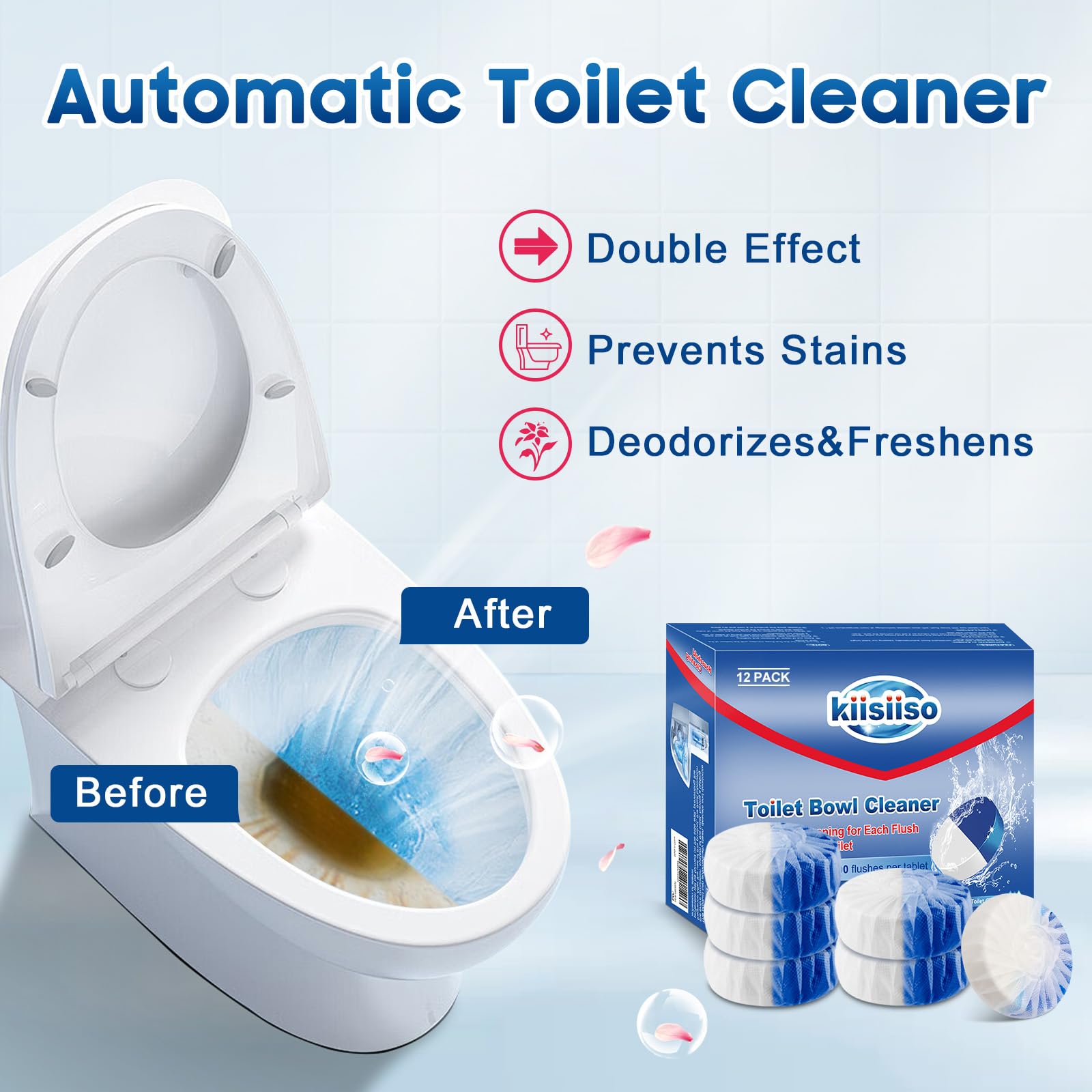 Toilet Bowl Cleaner Tablets (12 Count)