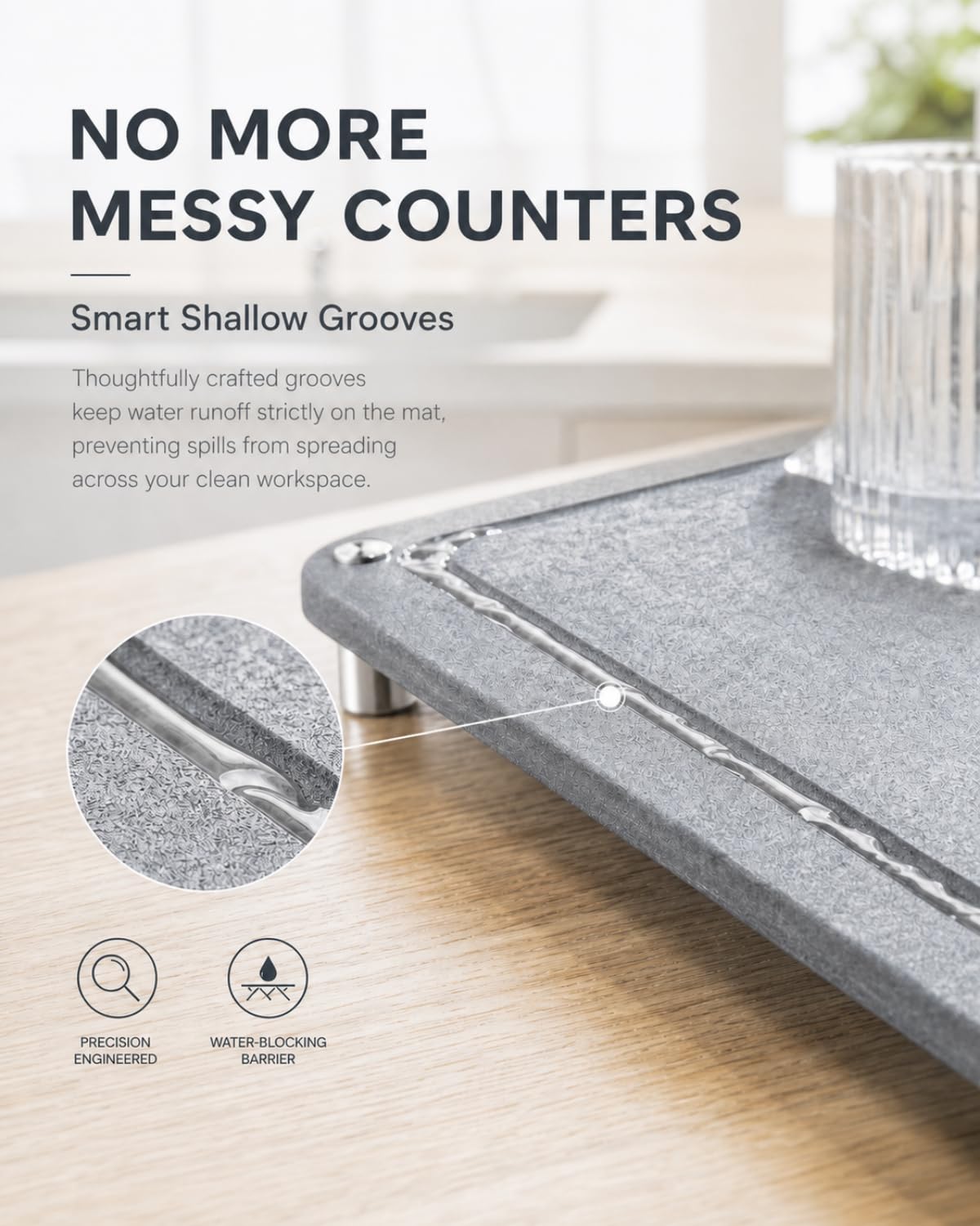 Diatomaceous Earth Dish Drying Mat