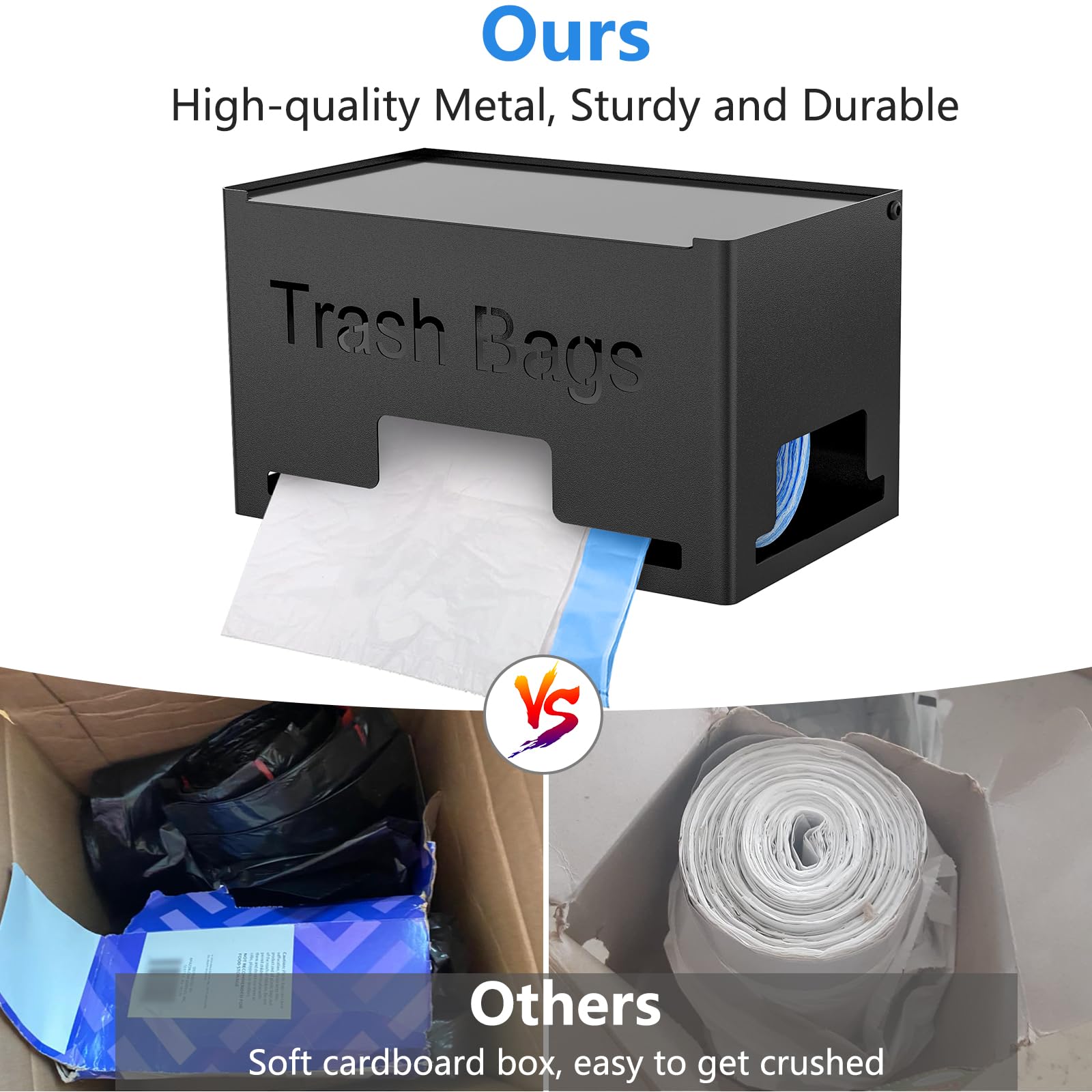Large Trash Bag Holder Dispenser