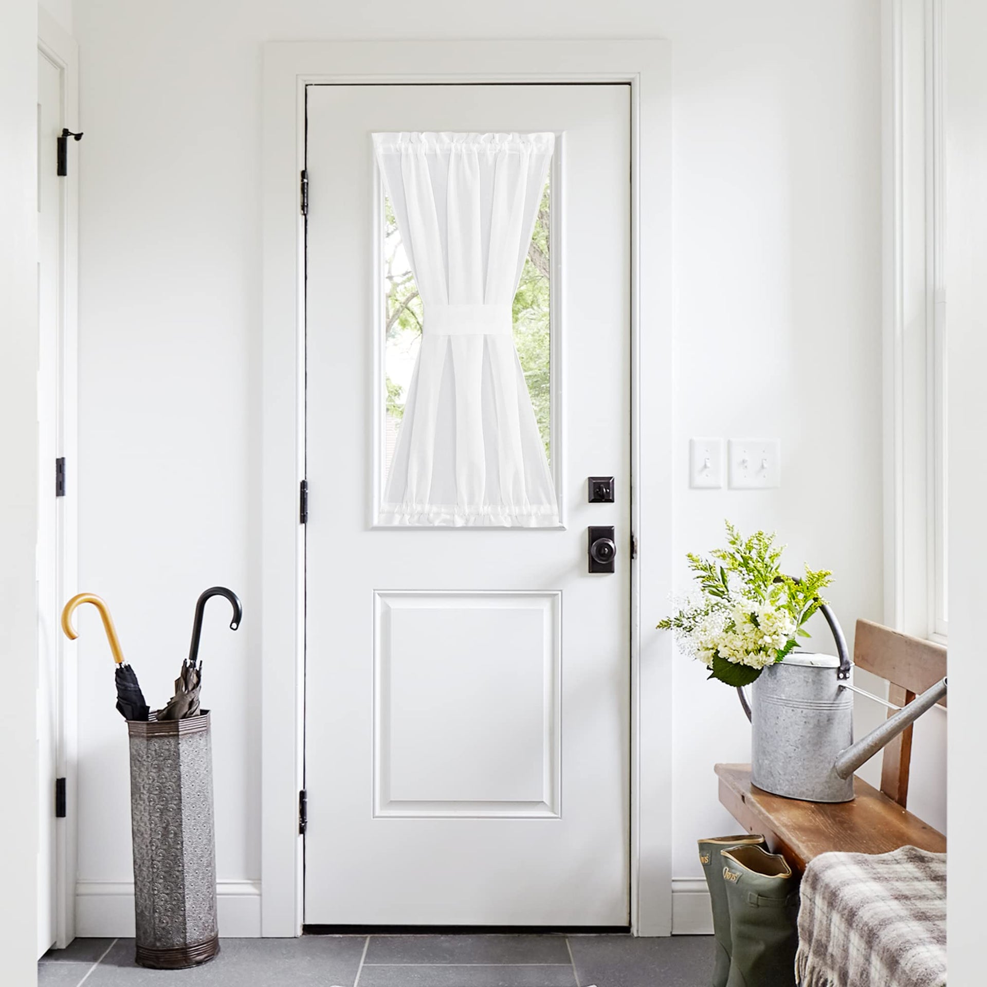 Sheer Door Curtain