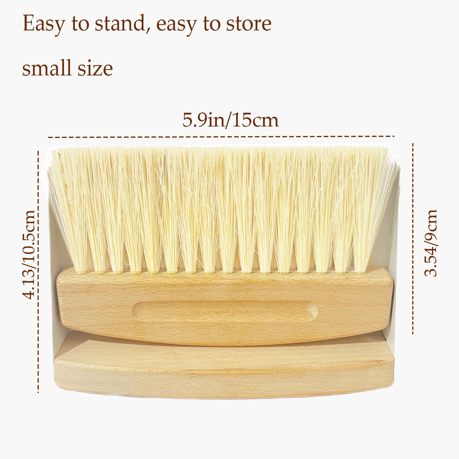 Mini Broom and Dustpan Set Small Metal Dustpan and Brush Set Hand Whisk Broom for Home Office Desktop Sofa Pet Care Household Cleaning