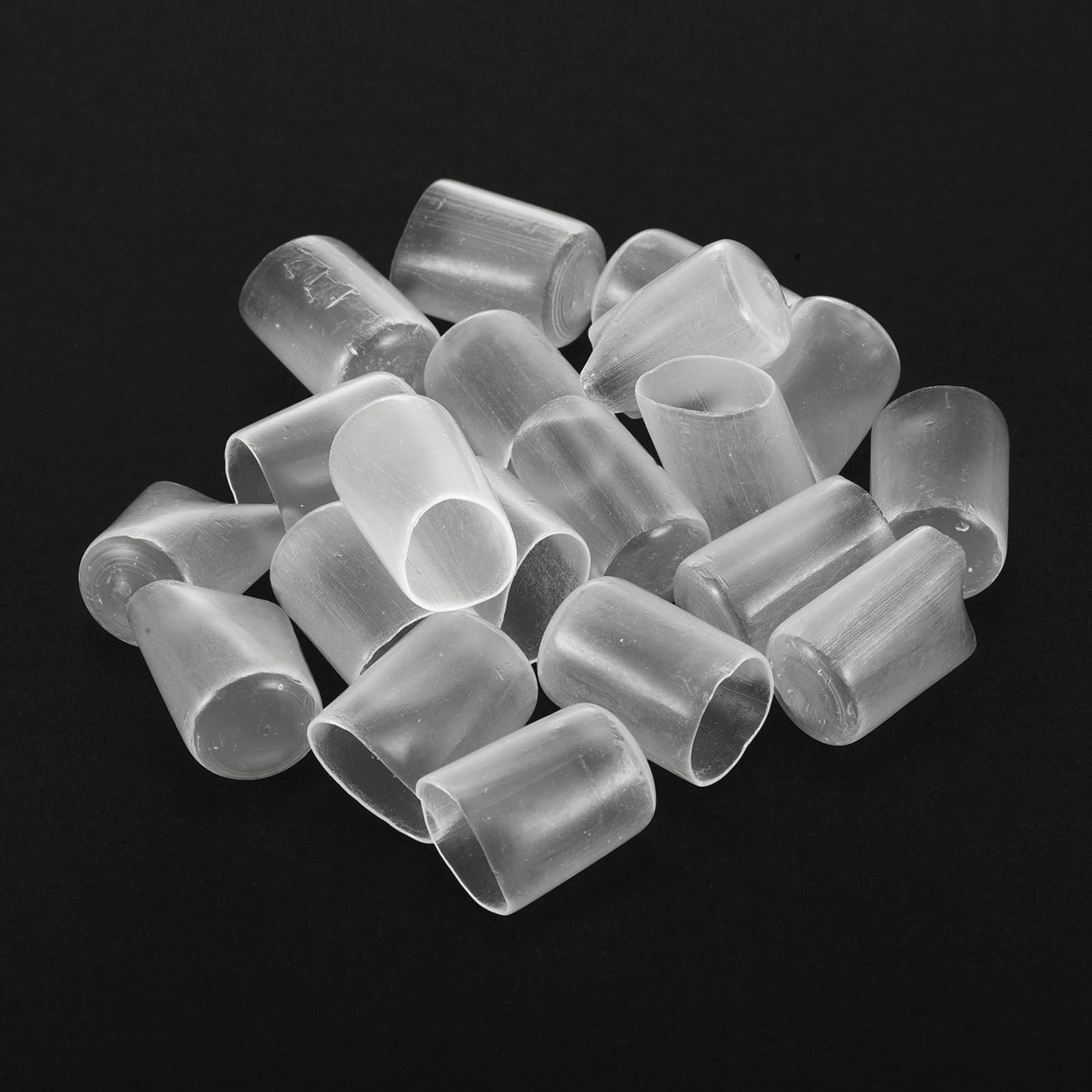 20pcs Rubber End Caps Protective Caps 14mm ID Vinyl PVC Round Tube Bolt Cap Cover Screw Thread Protectors