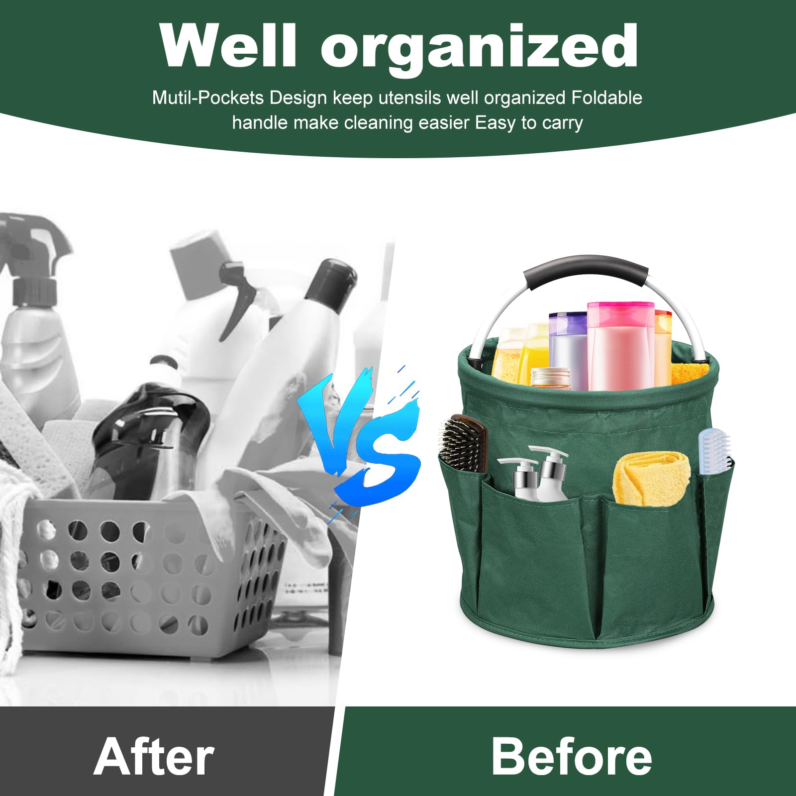 17L Cleaning Caddy with Handle