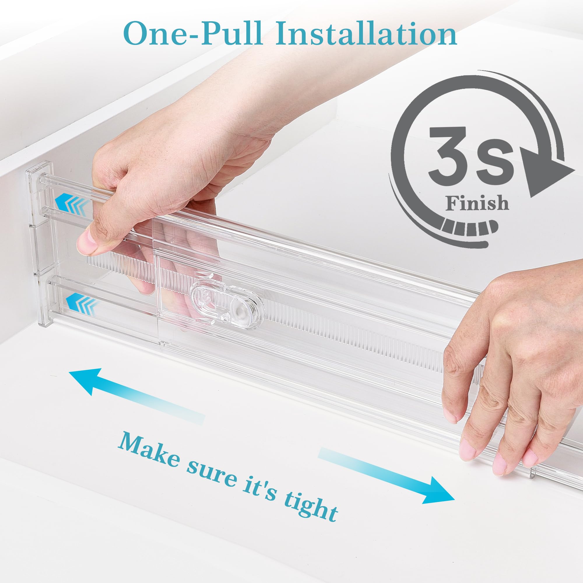 4" Regular Upgrade Drawer Divider for Clothes (12 Count)
