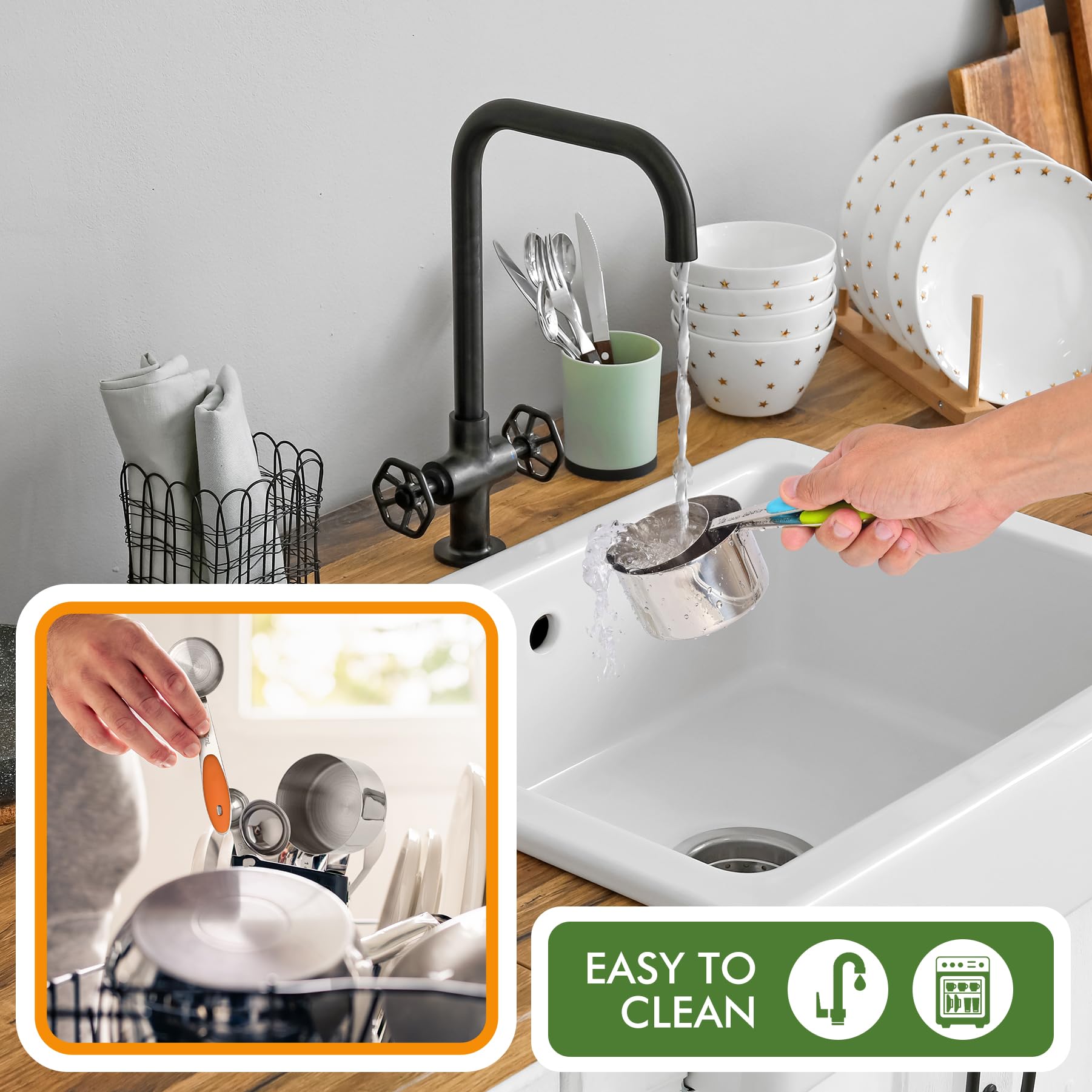 10 Pack Measuring Cups &Spoons Set (10 Count)