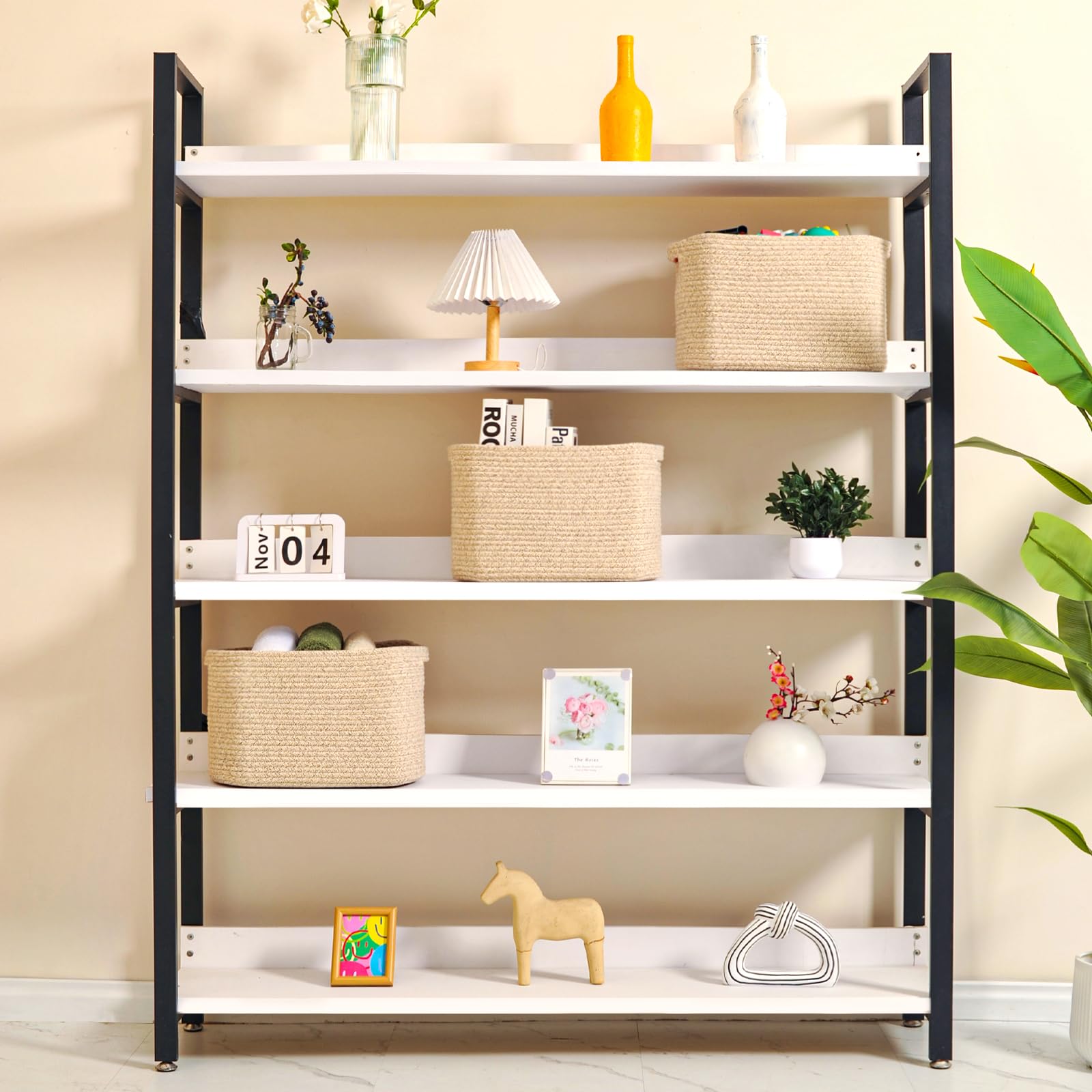 Decorative Storage Baskets for Organizing Shelves (3 Count)