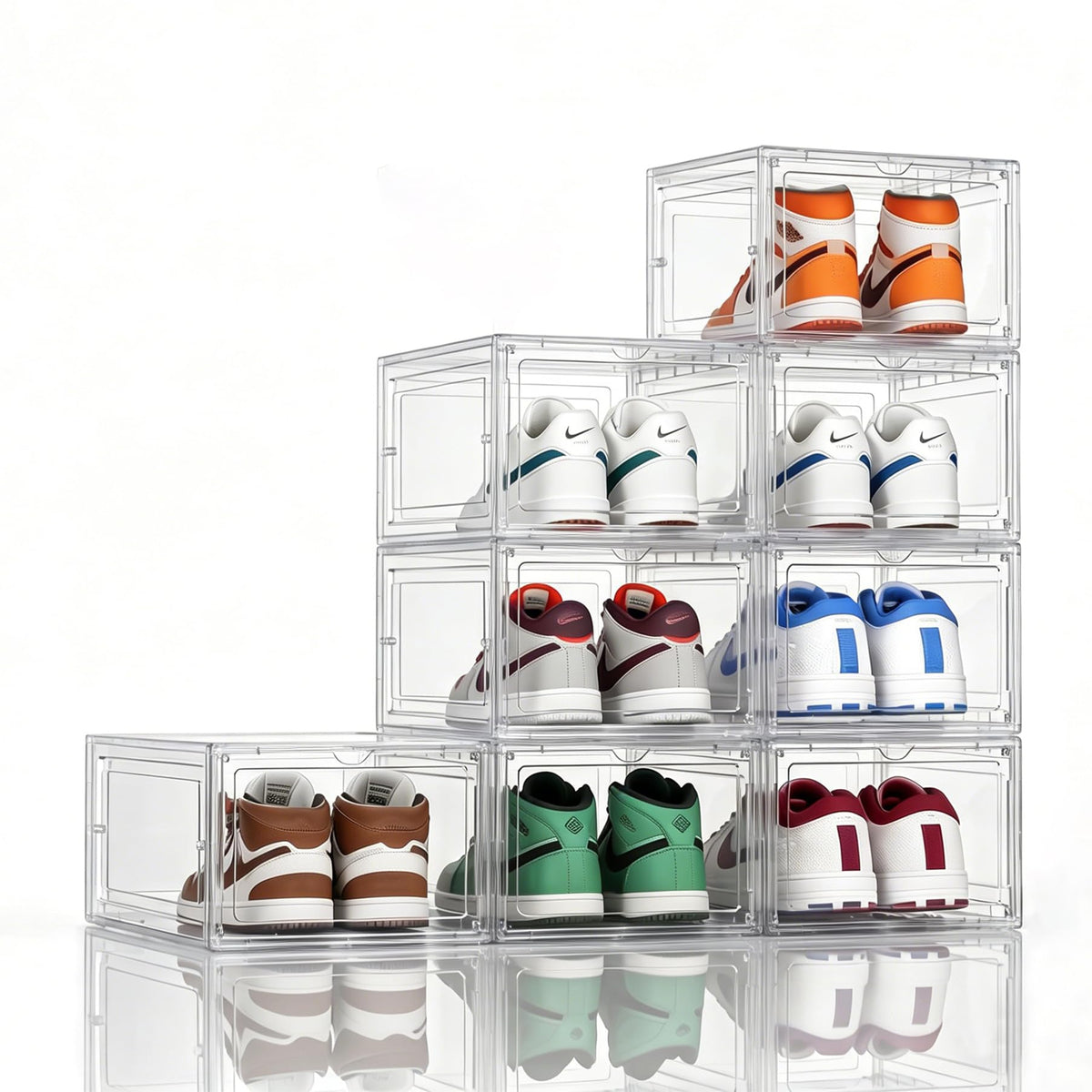 XL Shoe Storage Box Organizer (8 Count)