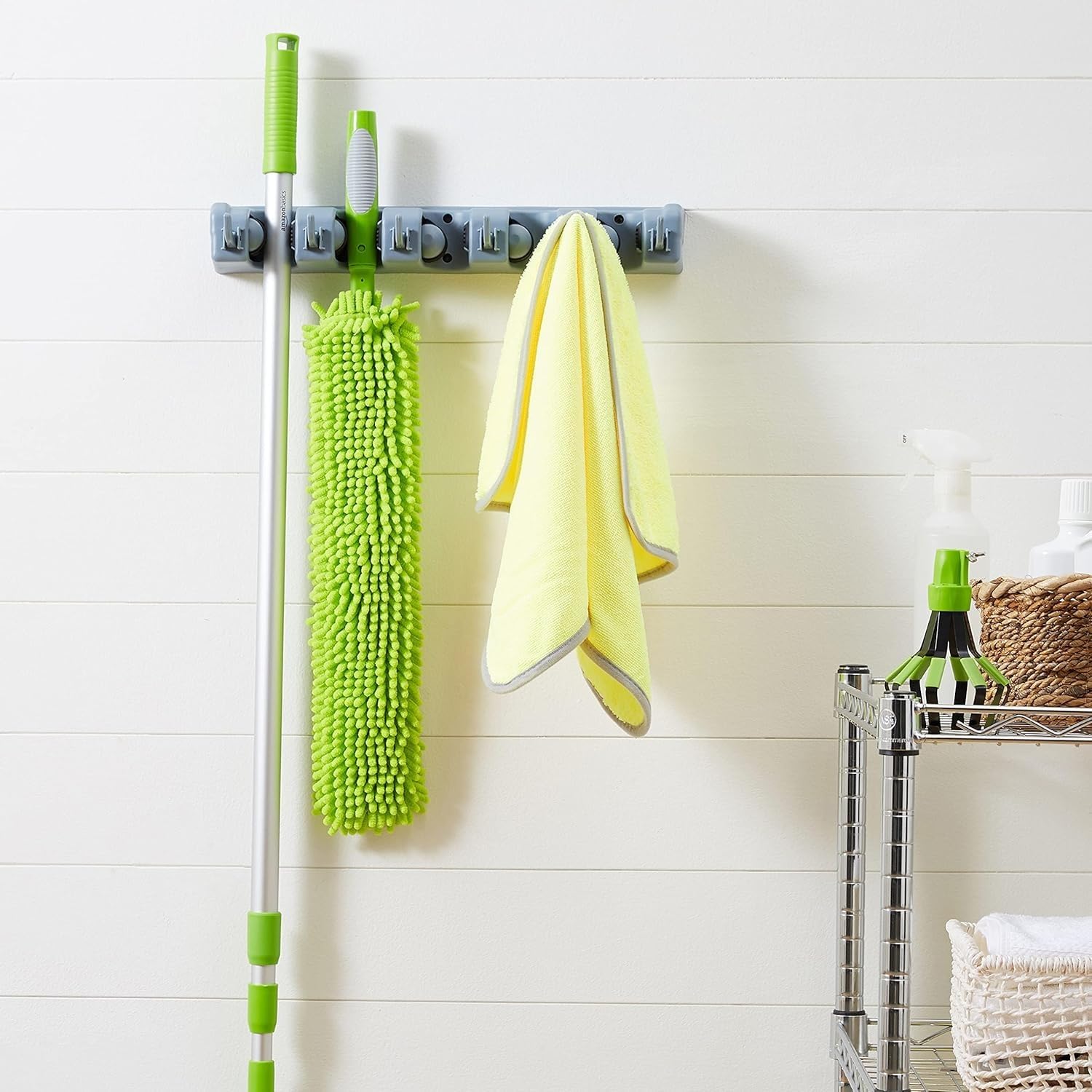 Wall Mount Broom and Mop Holder