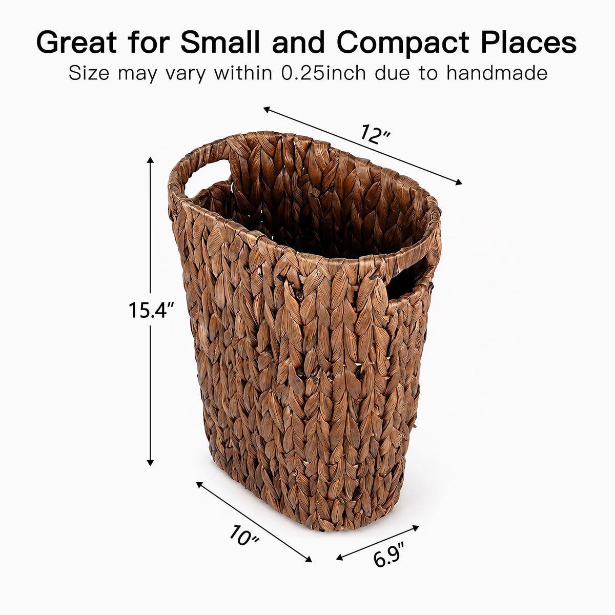 Wicker Trash Can