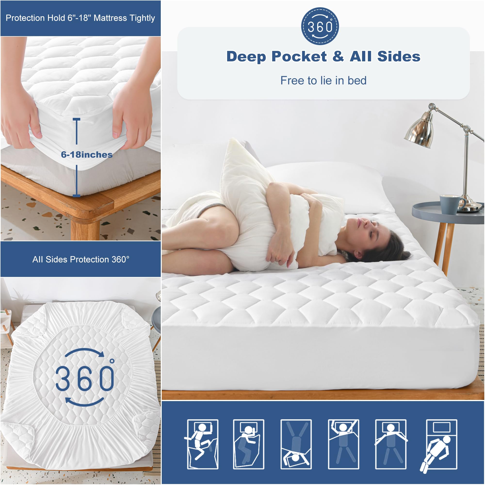 Twin Mattress Protector Waterproof