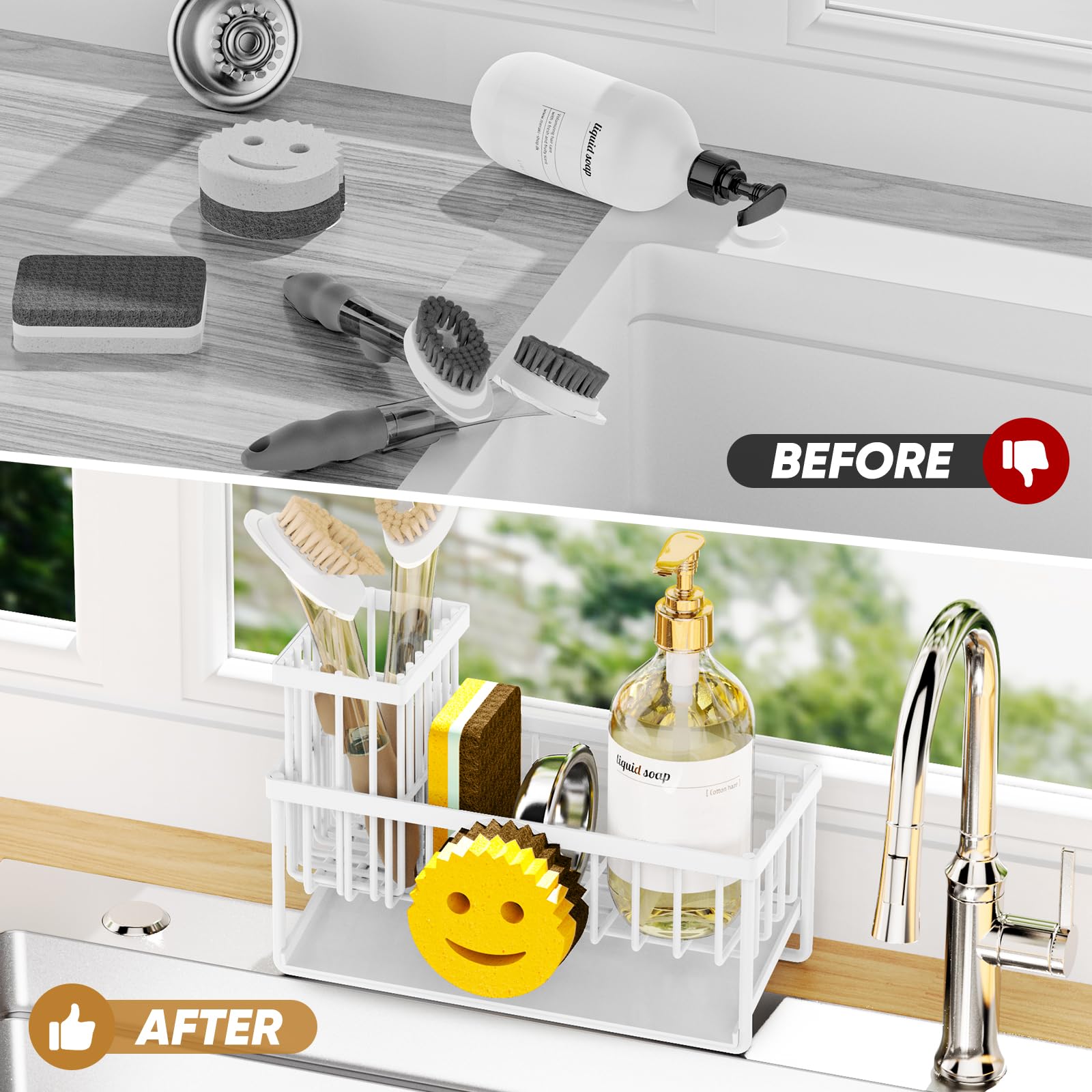 Sponge Holder for Kitchen Sink