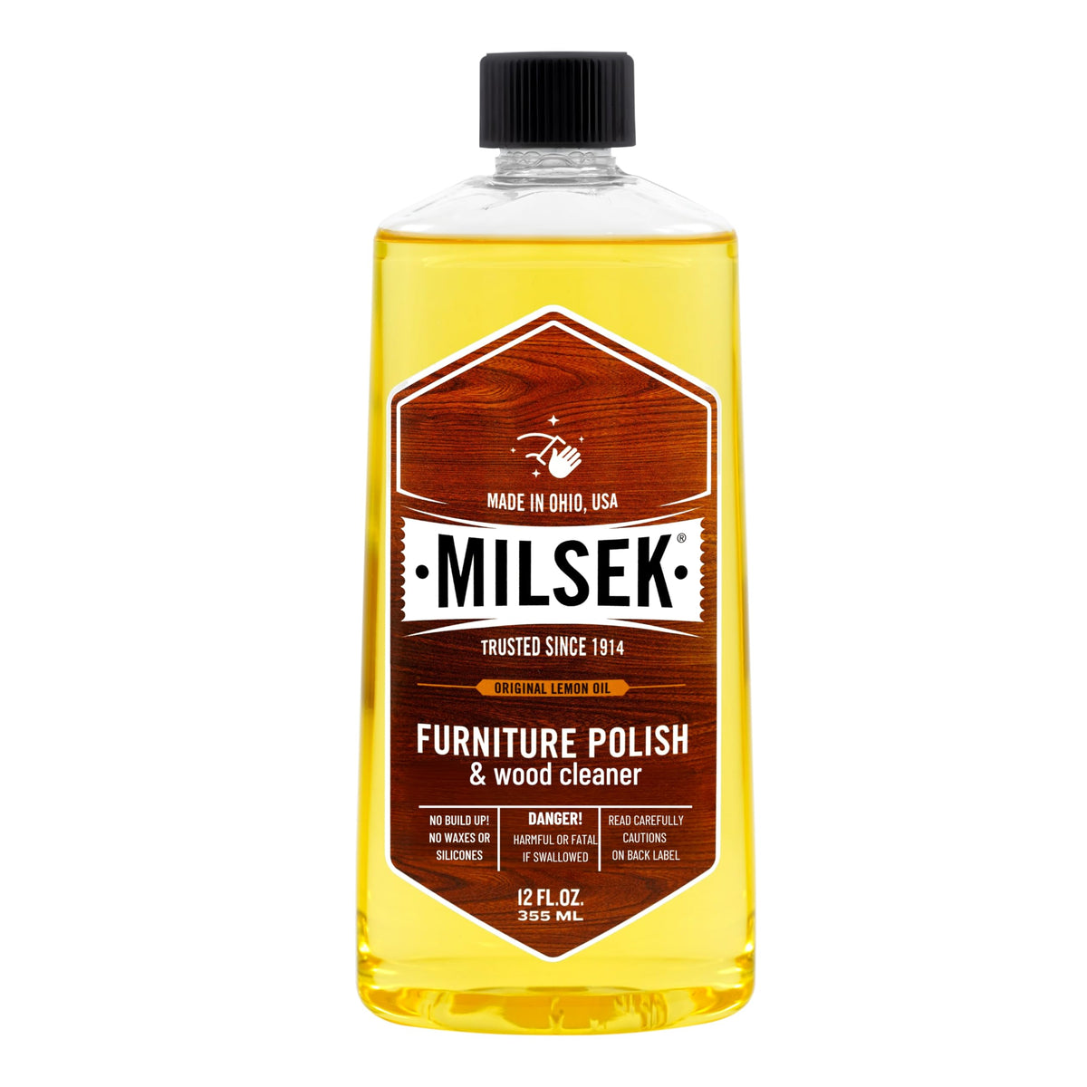 Furniture Polish and Wood Cleaner with Lemon Oil (12 Fl Oz)