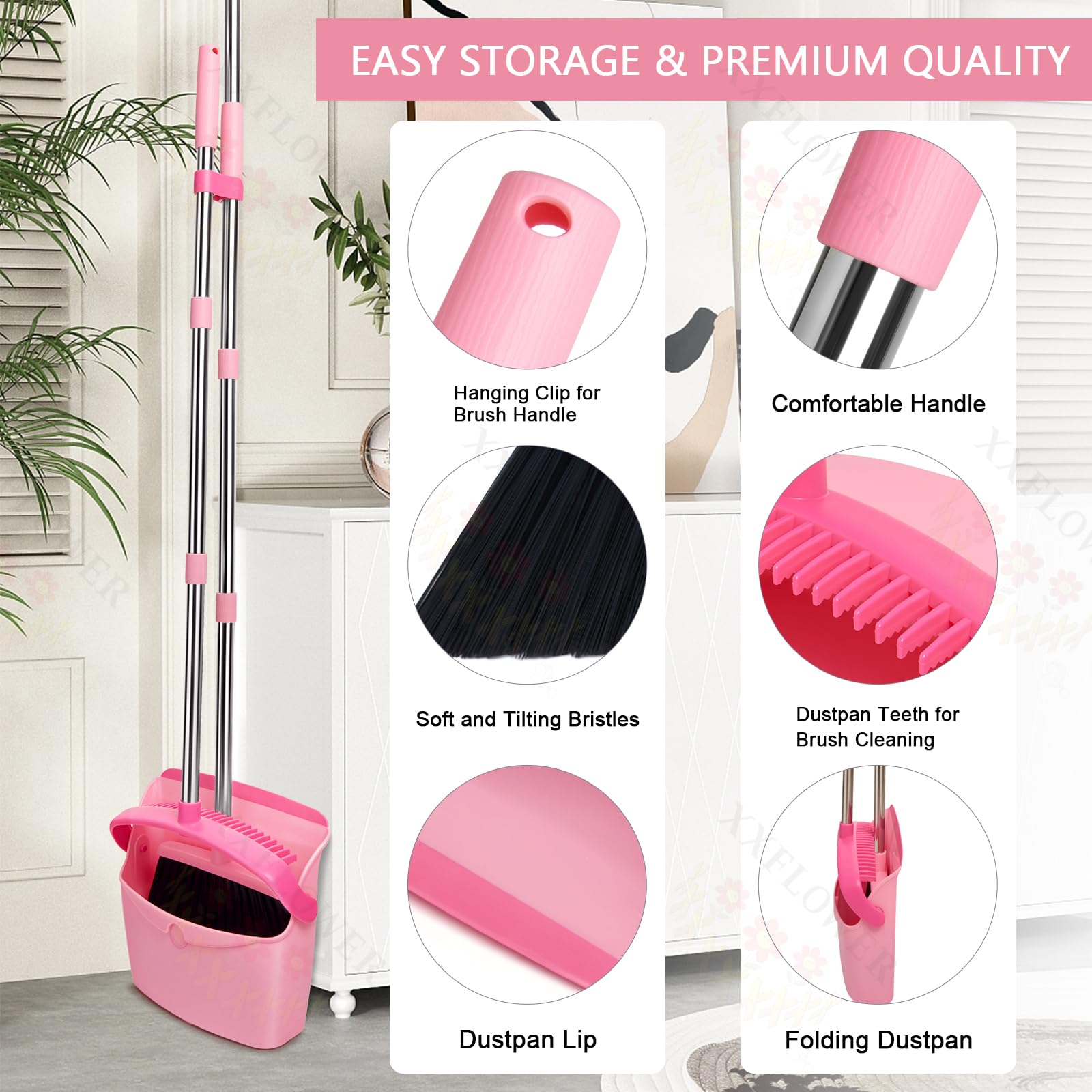 Broom and Dustpan Set