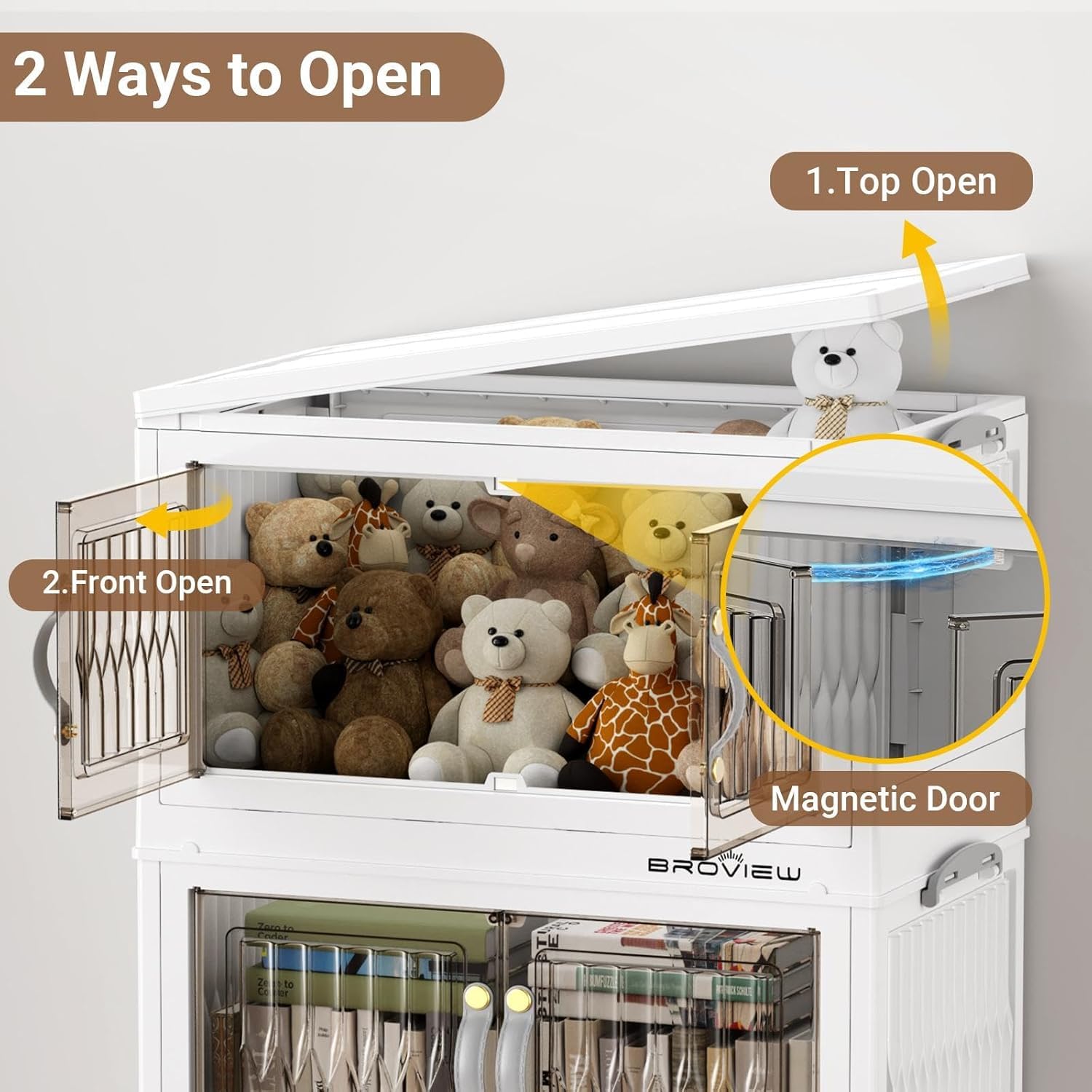 180Qt Stackable Storage Bins with Lid (4 Count)