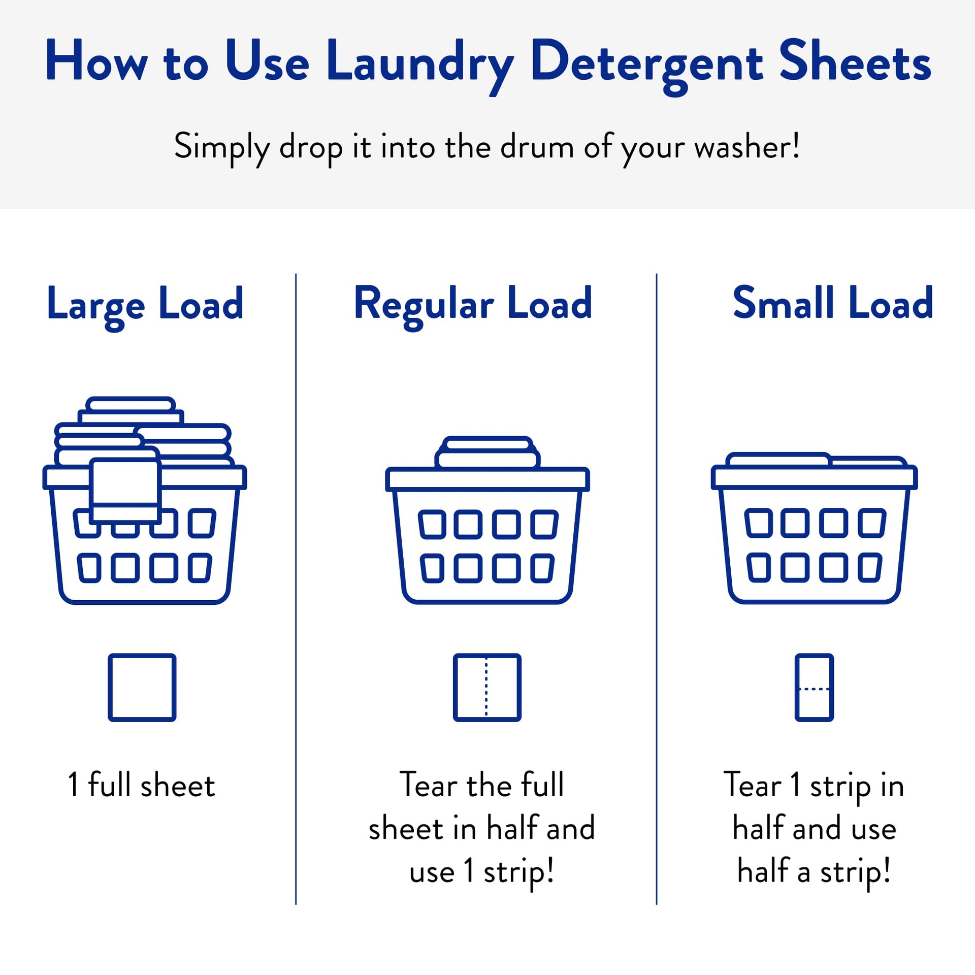Fragrance Free Laundry Detergent Sheets (192 Count)