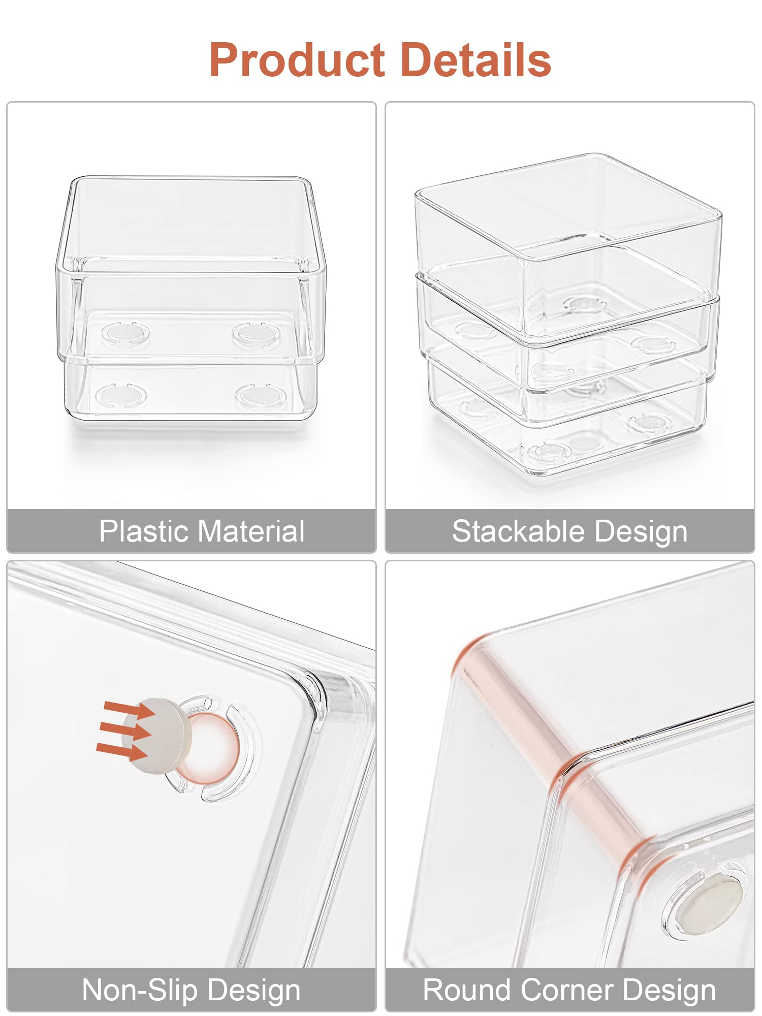 22 PCS Drawer Organizer (22 Count)