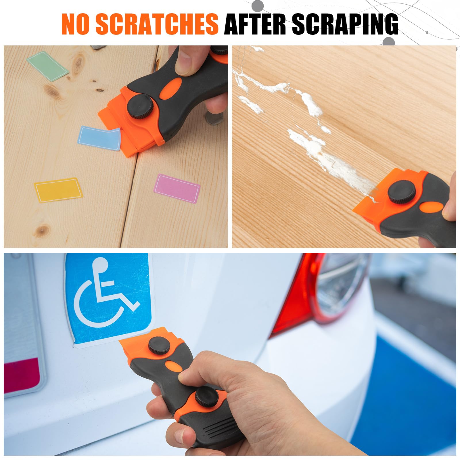 7 Pack Razor Blade Scraper Tool