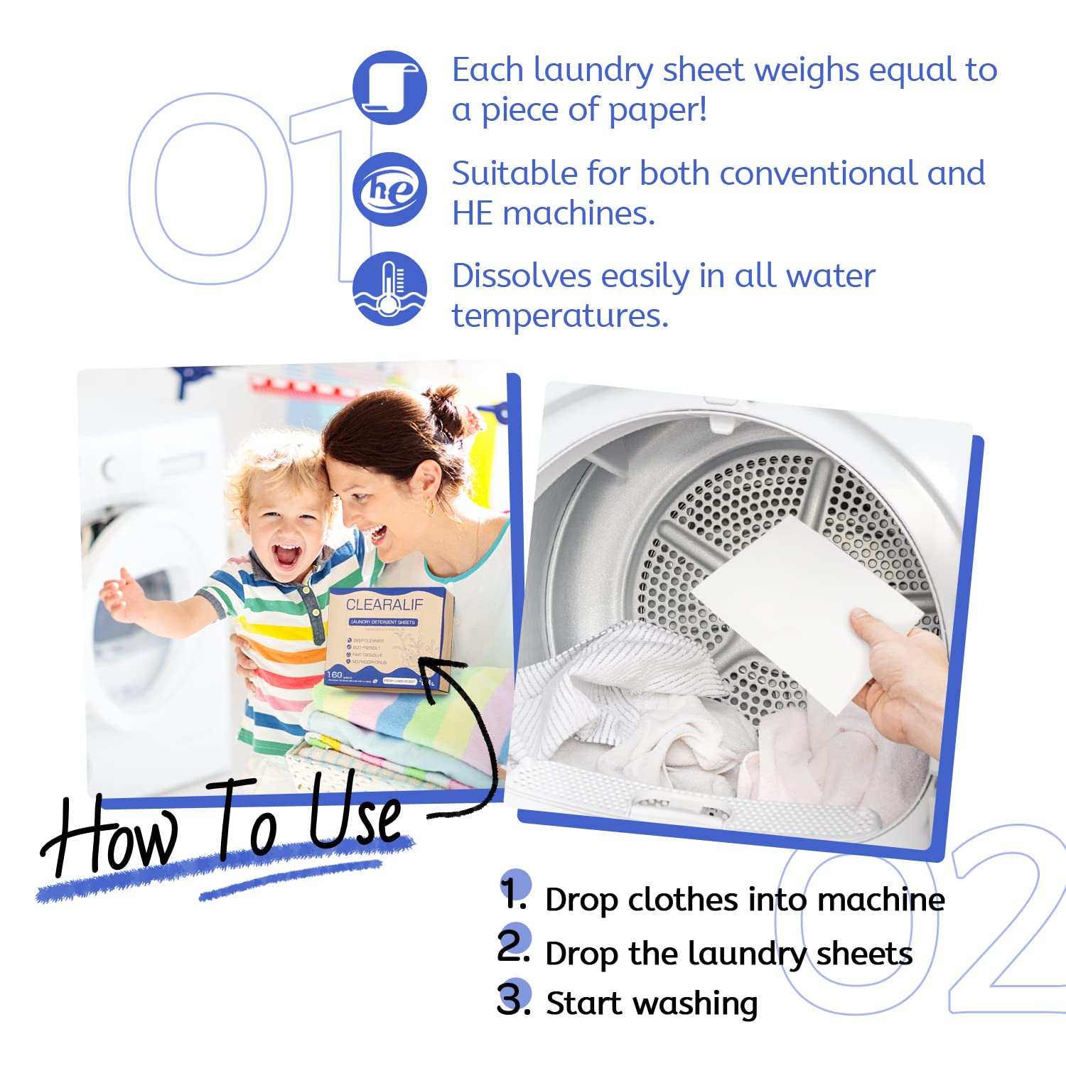 Laundry Detergent Sheets Up to 320 Loads (320 Count)