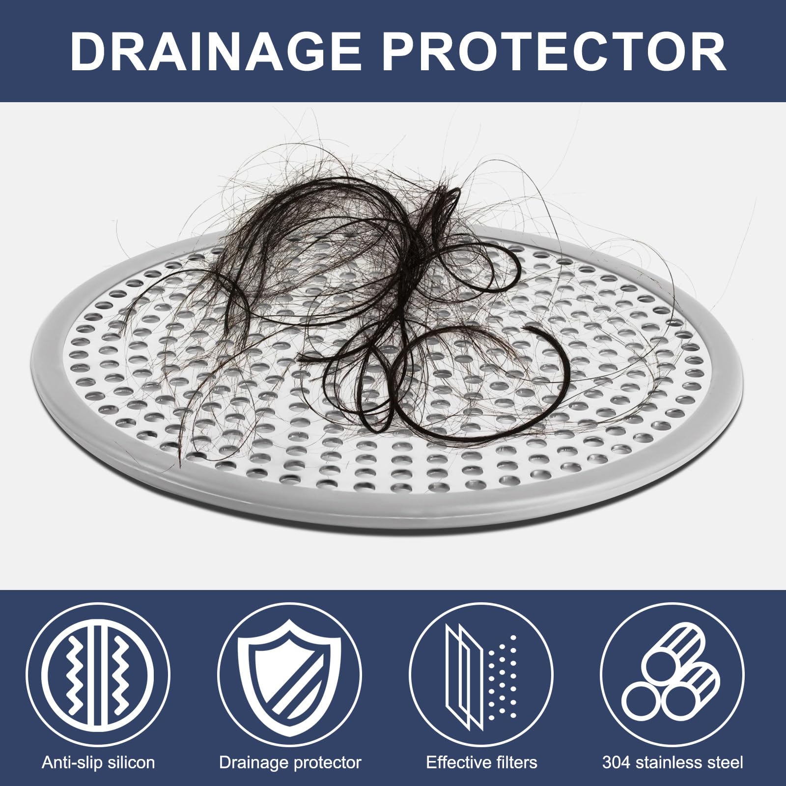 Heavy Duty Stainless Steel Drain Protector
