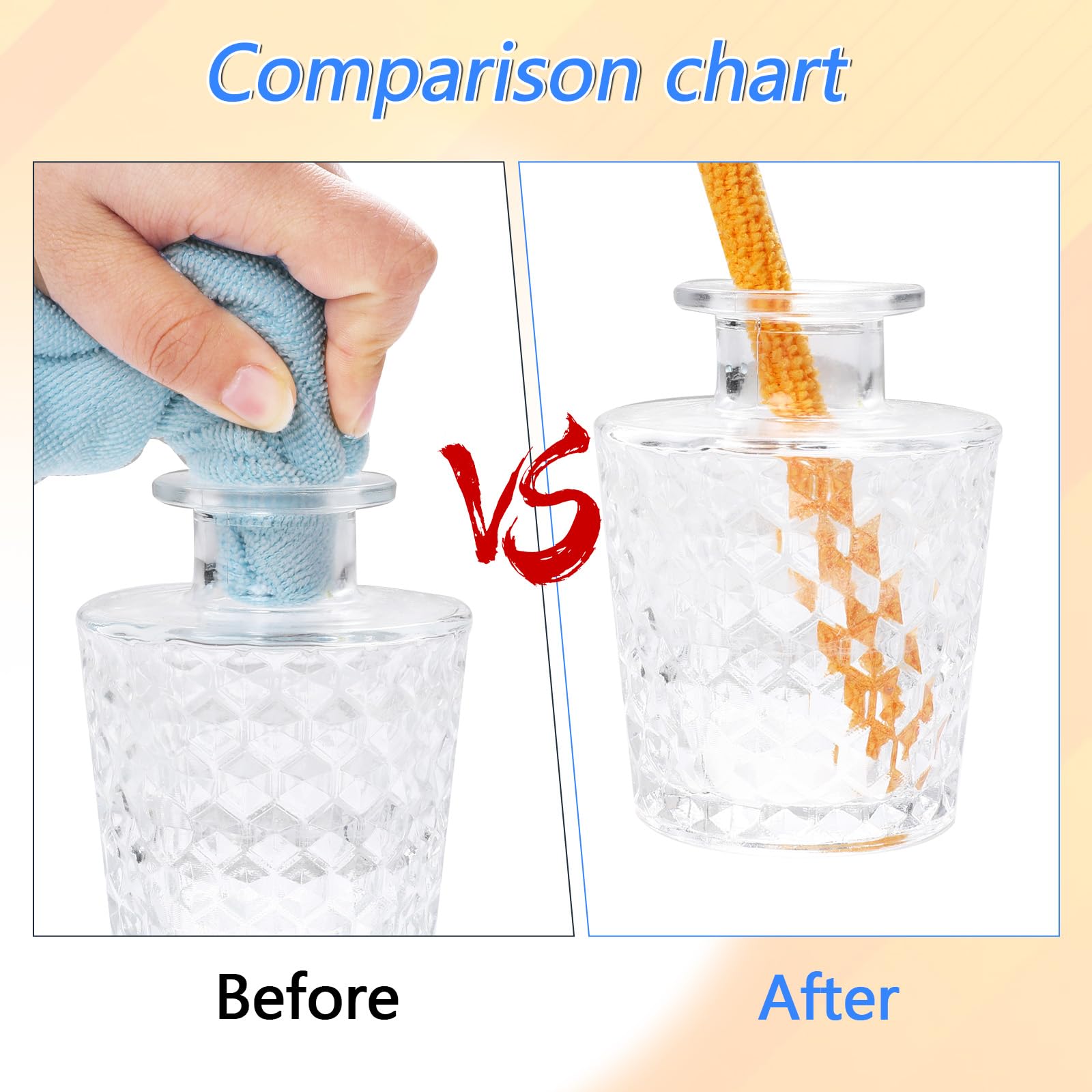 12 Pcs Microfiber Detail Duster Sticks Fan Cleaning Brush Crevice Cleaning Tool AC Vent Cleaner Mini Split Cleaning Kit Fan Blade Cleaner Dusters for Cleaning Home Car Window Blind (12 Count)