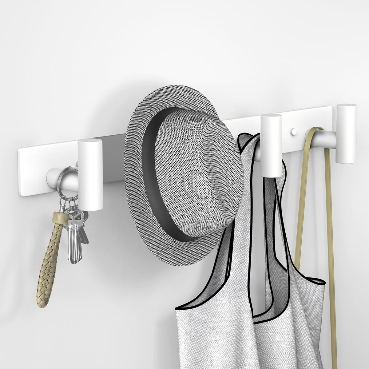Hat and Coat Wall Mount Rack