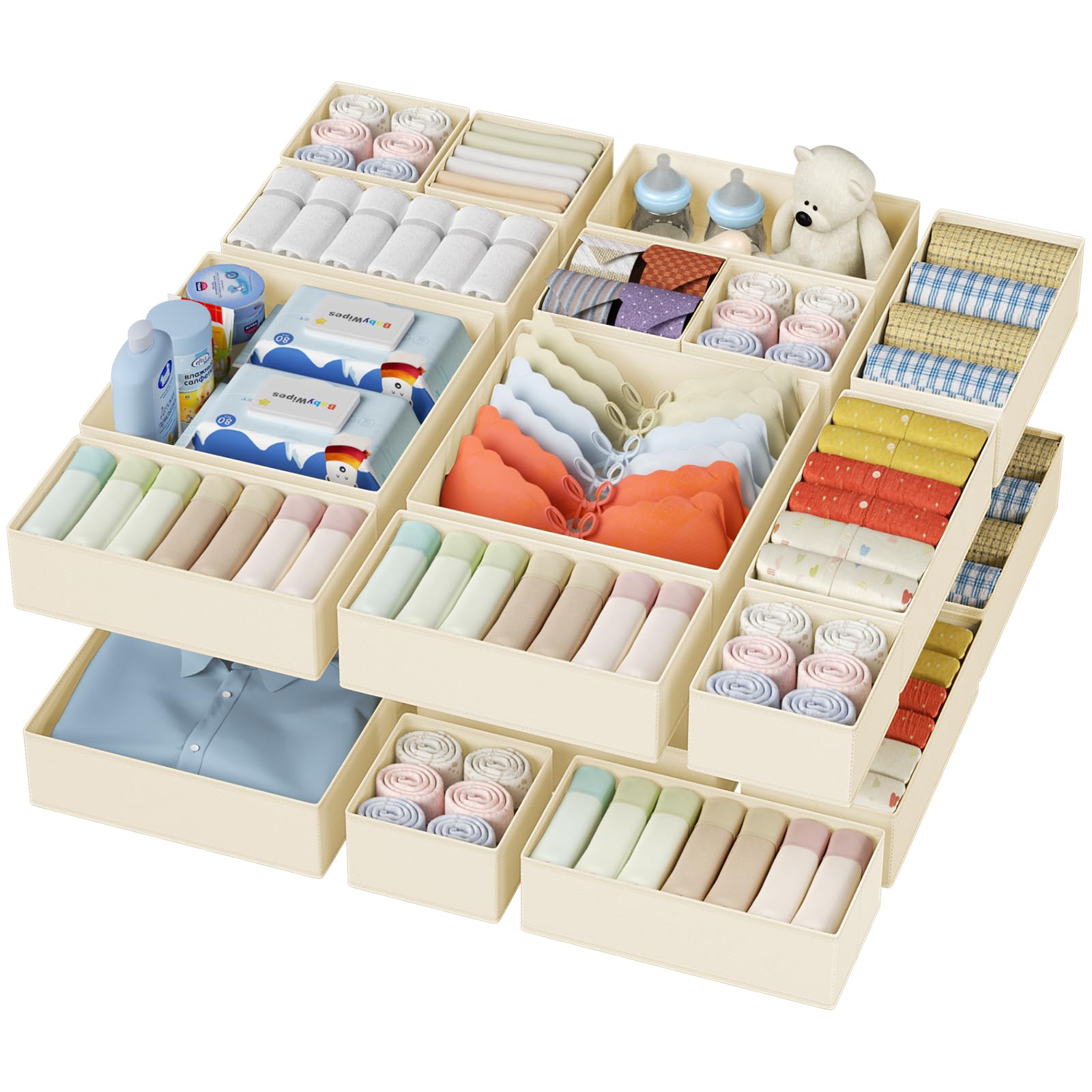 Drawer Organizer Clothes (20 Count)