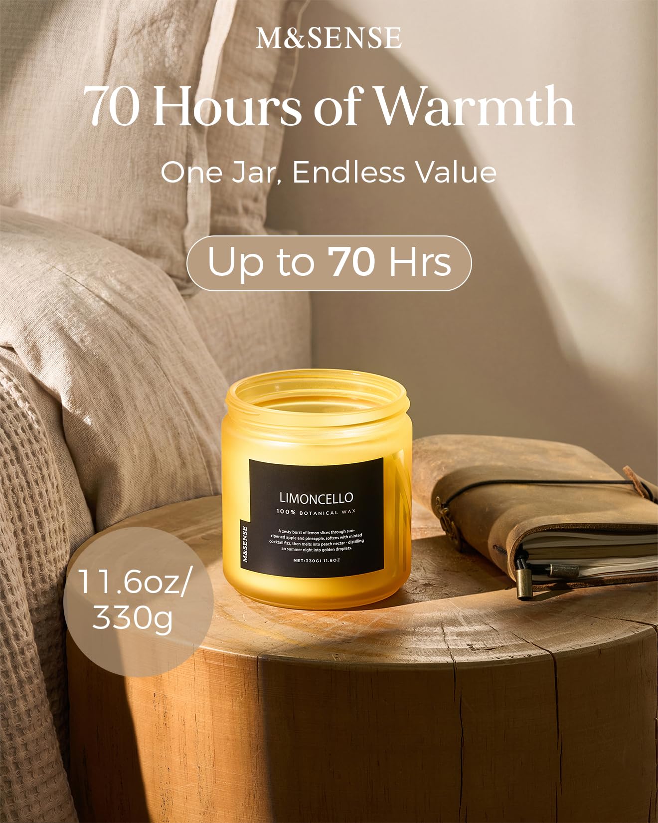 Limocello Scented Candle (11.6 Ounce)