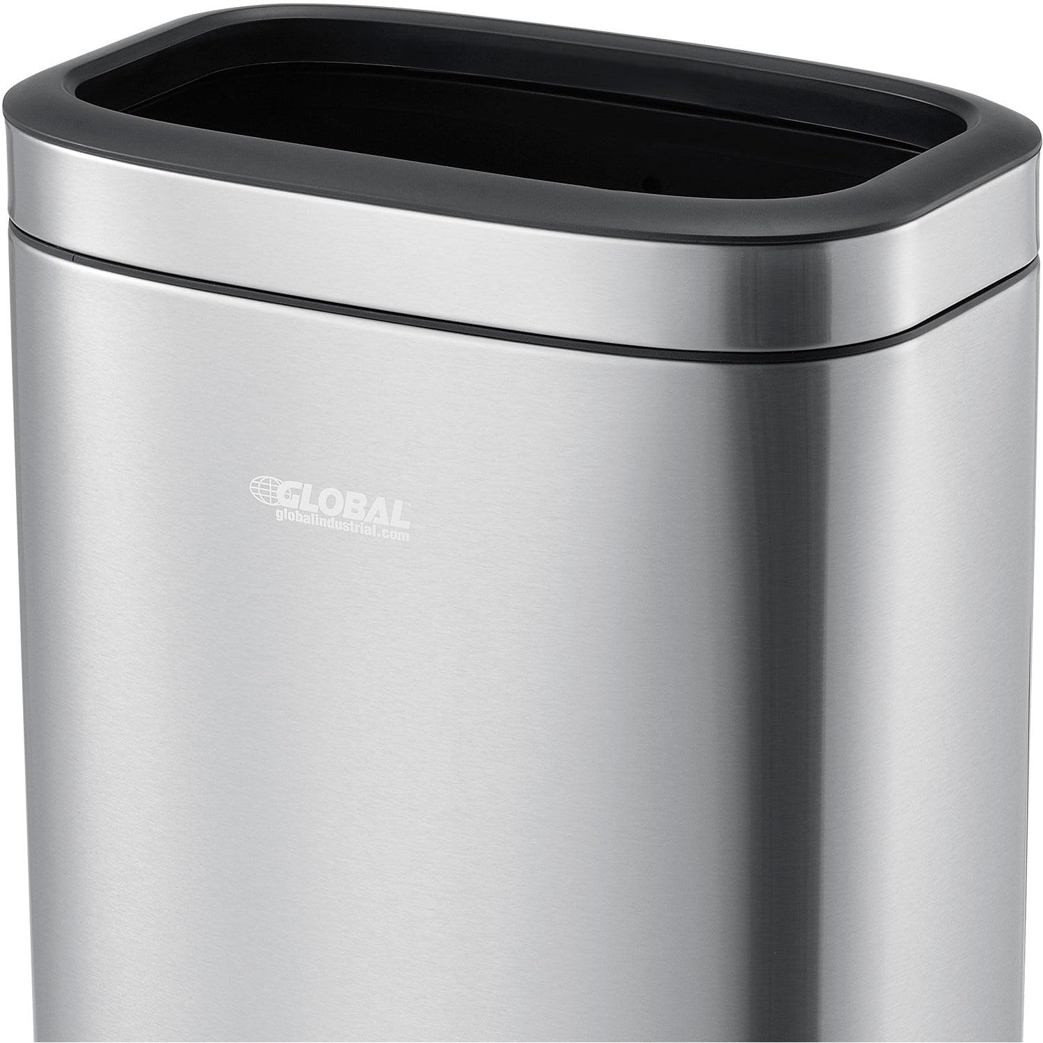 8 Gallon Stainless Steel Slim Open Top Receptacle
