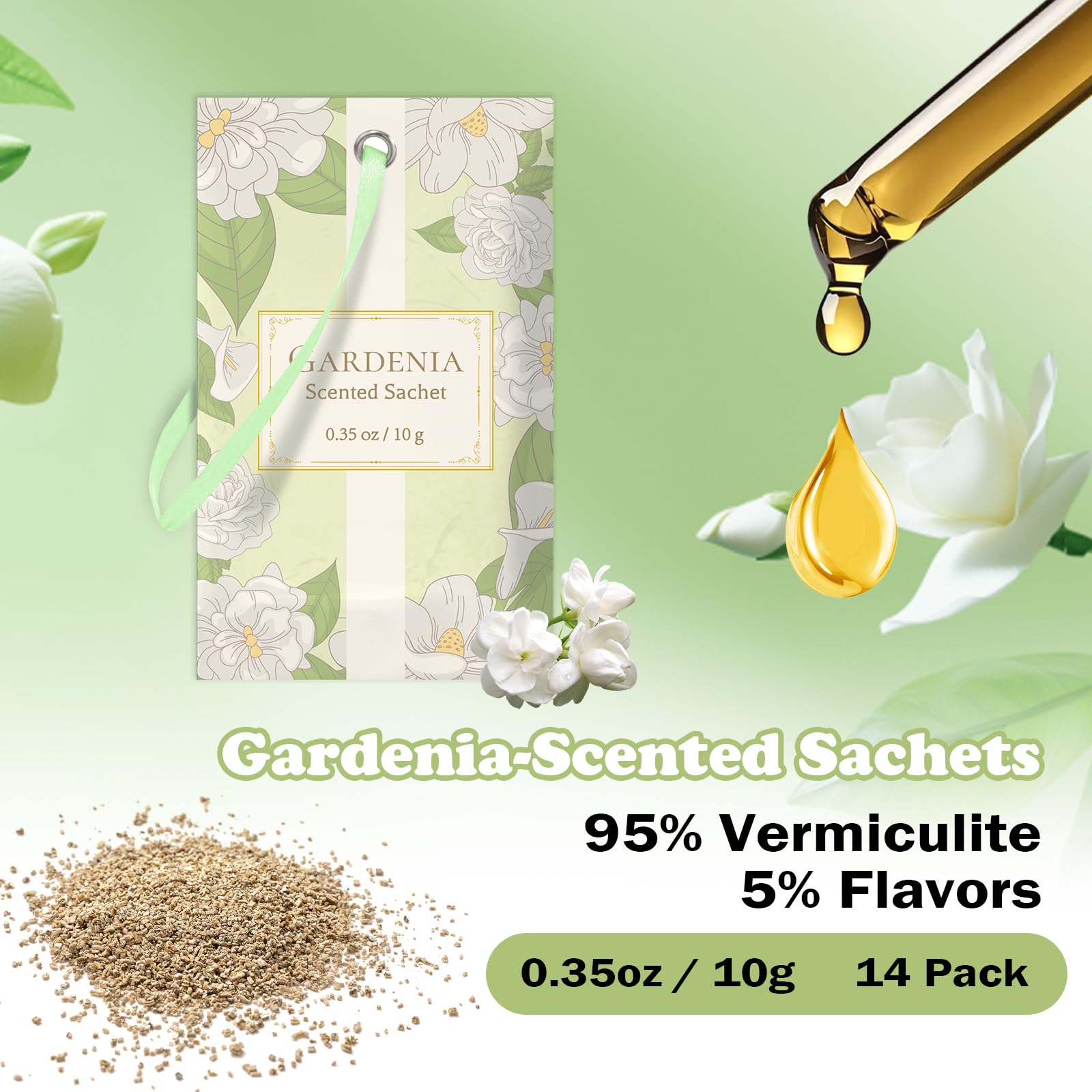 Scented Sachets for Drawer and Closet (14 Count)