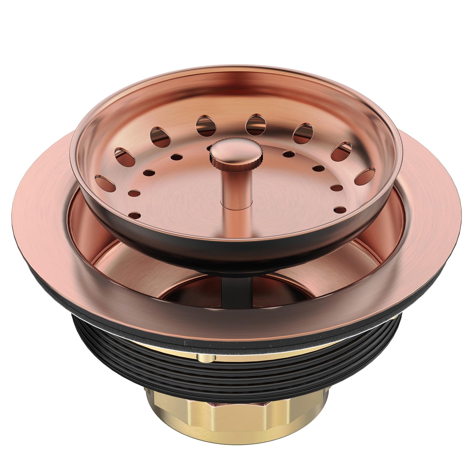 Stainless Steel Copper Sink Drain Strainer Kit 3