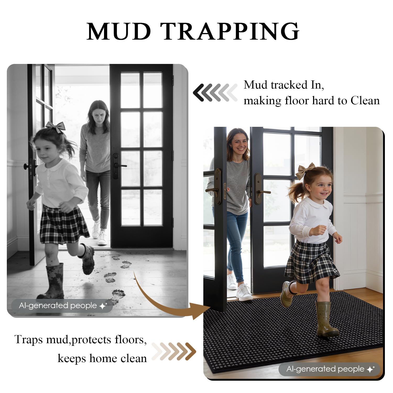 Waffle Door Mat Indoor Entrance
