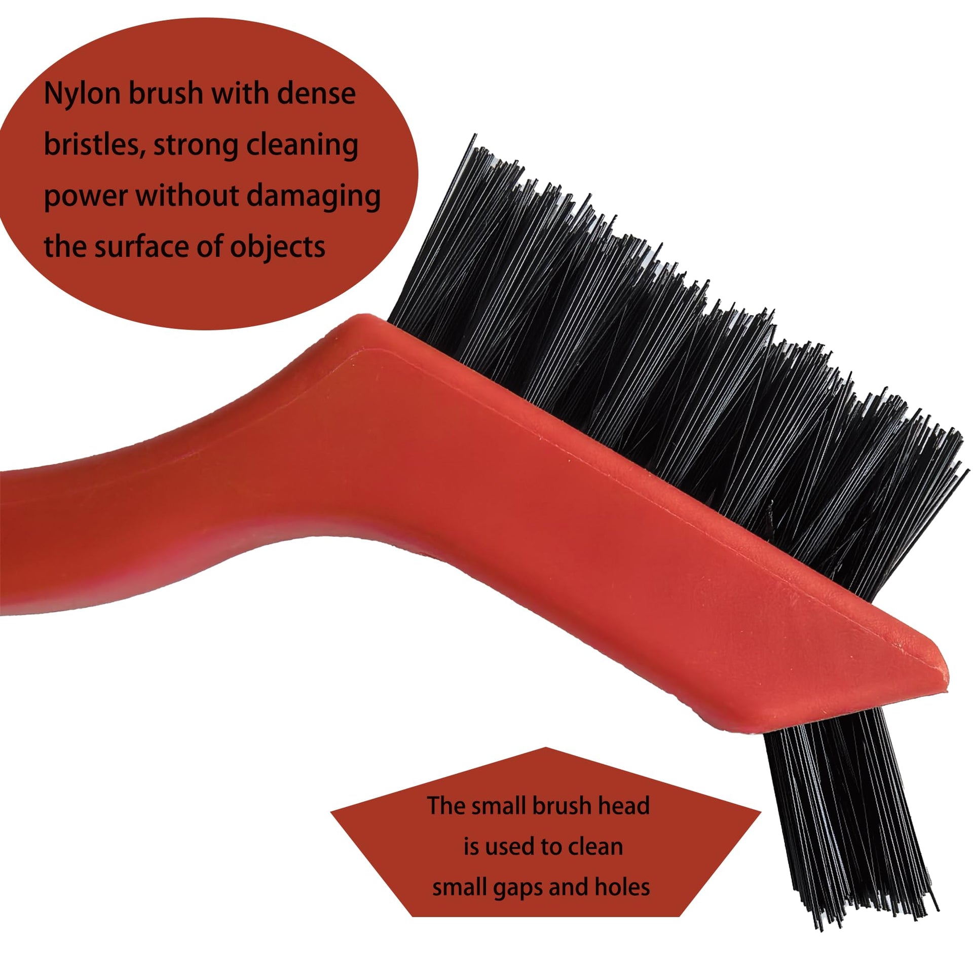 6 Pack Nylon Cleaning Brushes (6 Count)