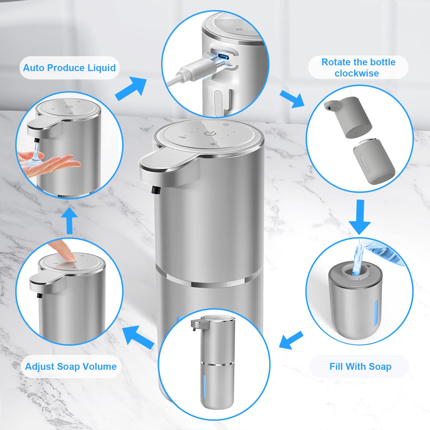 Automatic Foaming Soap Dispenser