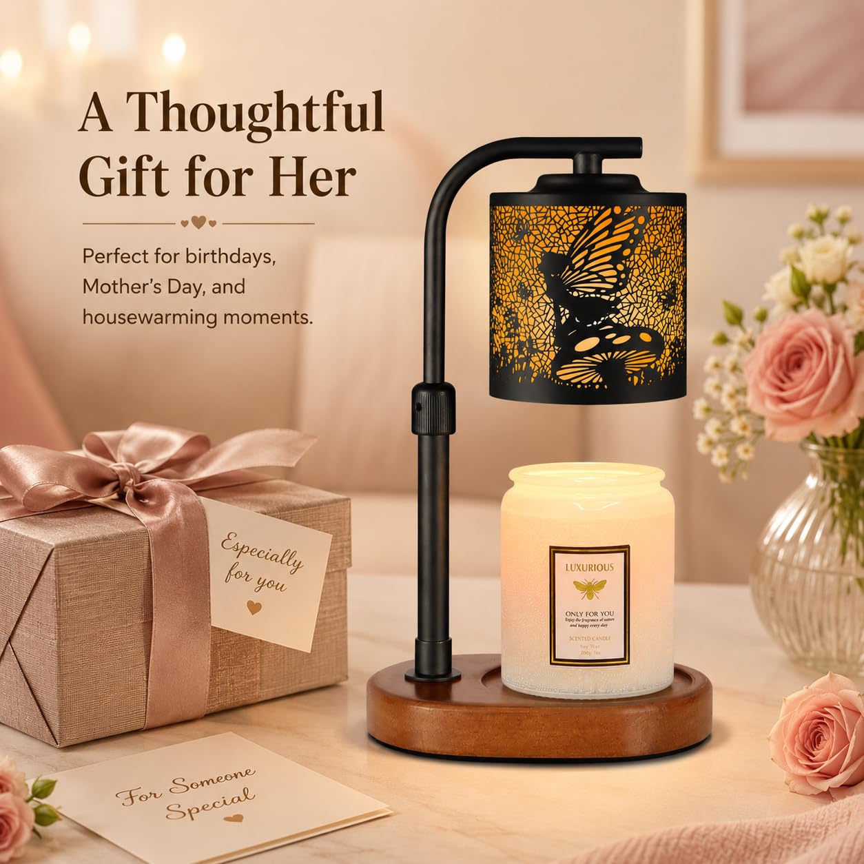 Candle Warmer Lamp Birthday Gifts for Women Mom