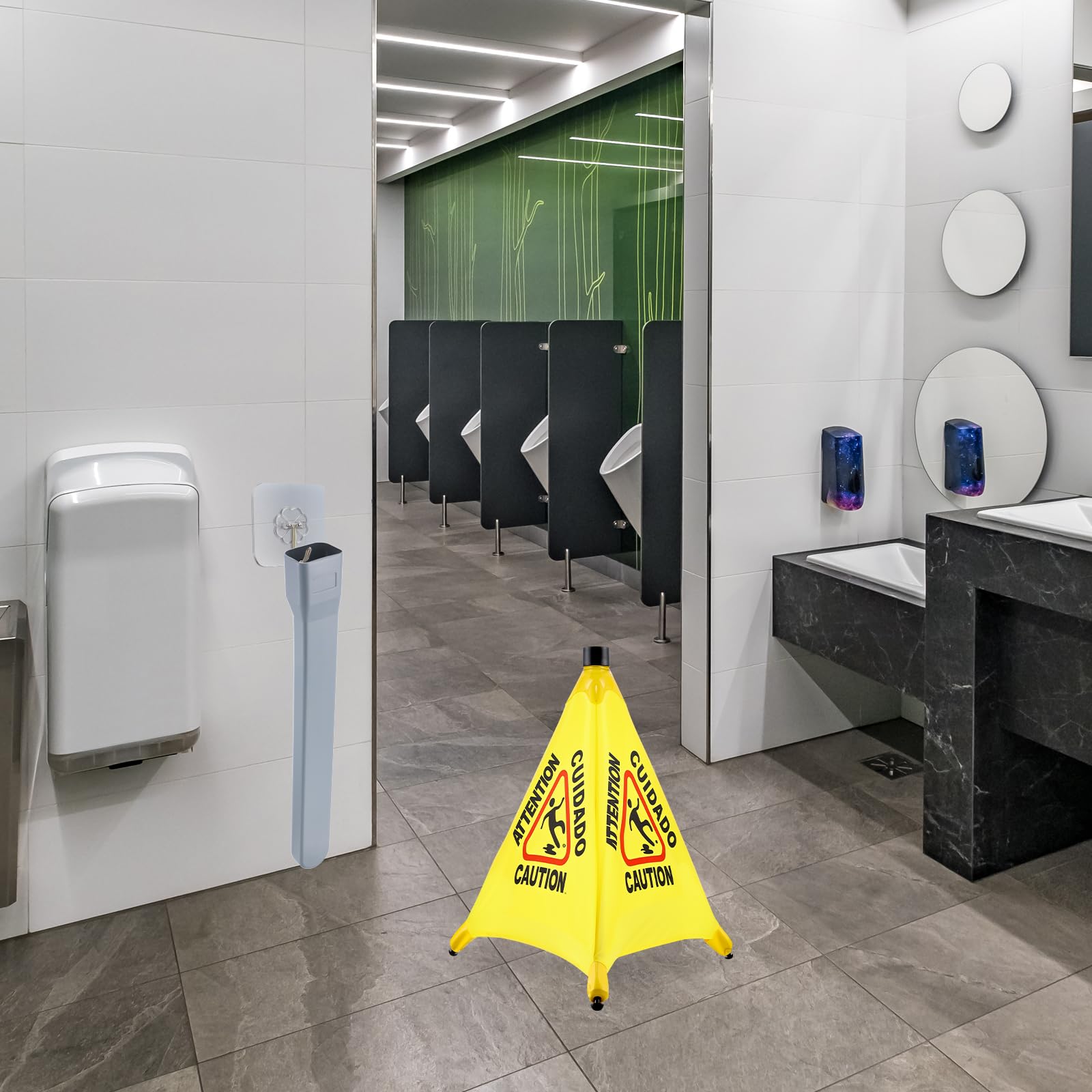 8 Packs Wet Floor Signs 20 Inch (8 Count)
