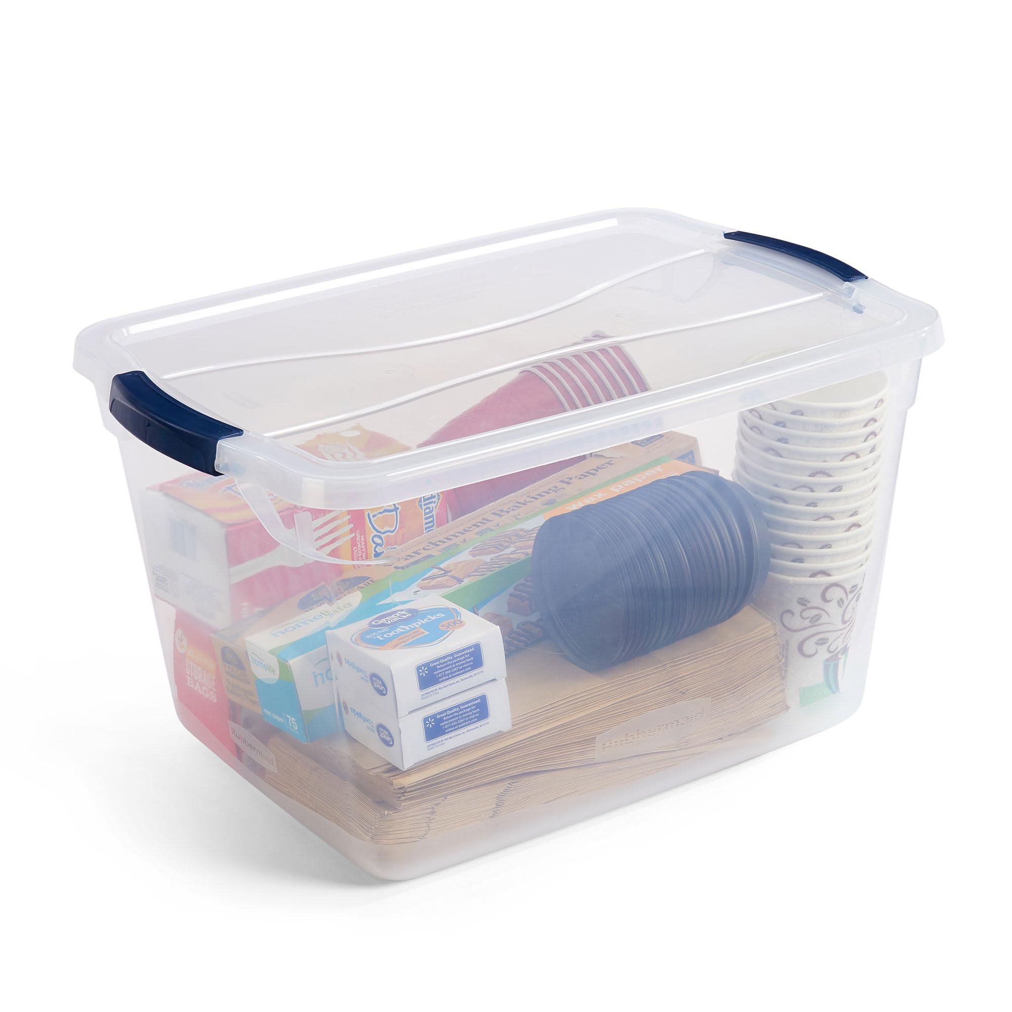 Cleverstore Clear 32 Qt (6 Count)