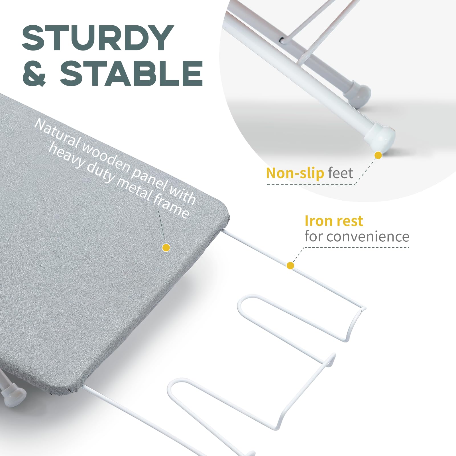 Portable Mini Tabletop Ironing Board 32"x12"
