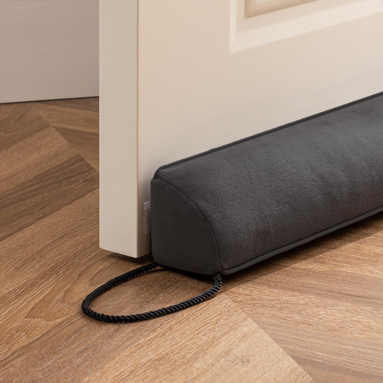 Door Draft Stopper with Removable Washable Cover