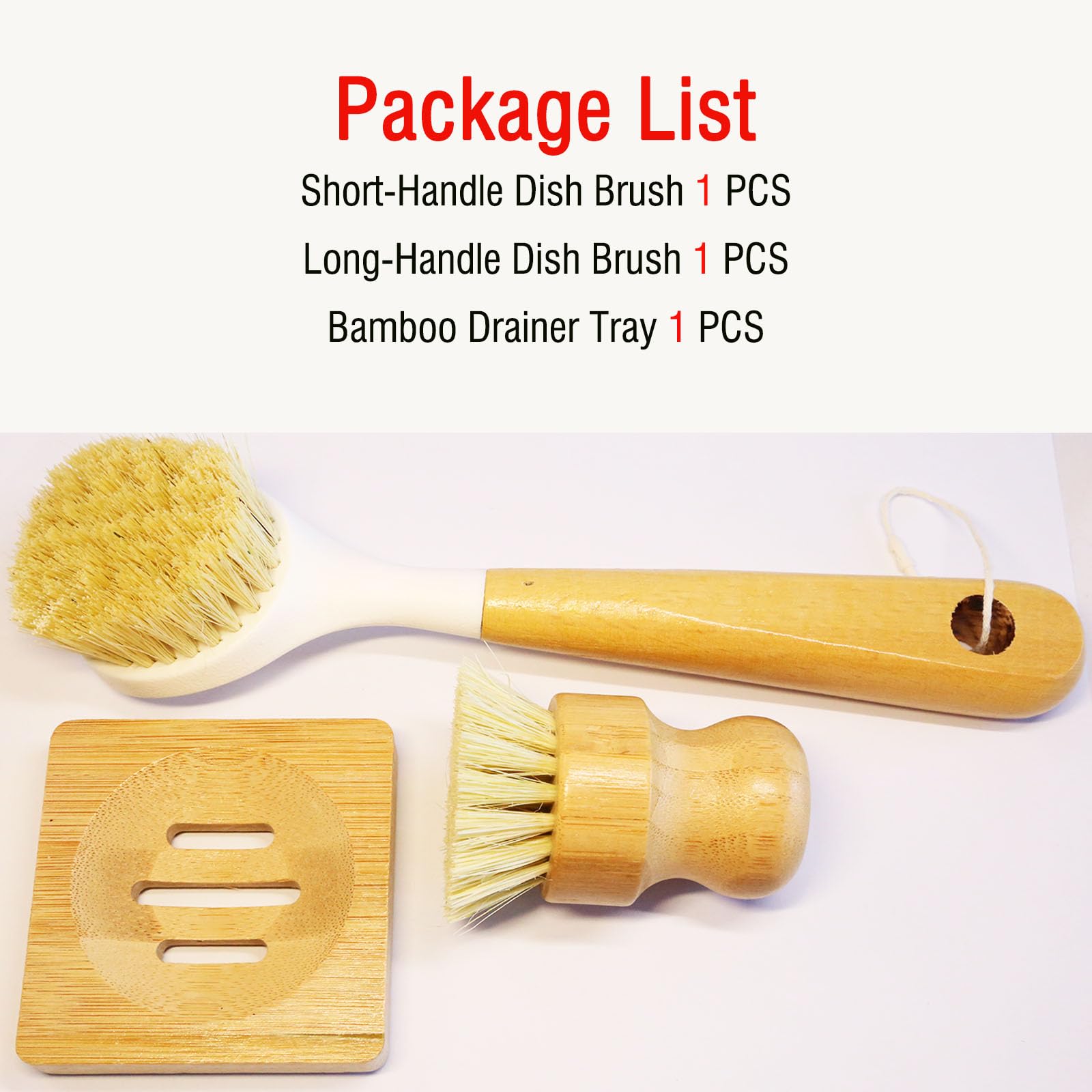 Vegetable & Dish Brush Set (2 Count)