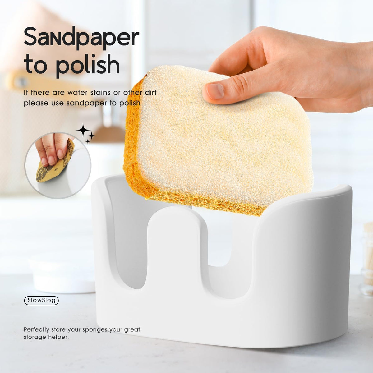 2 Pack Double Sponge Holder (2 Count)