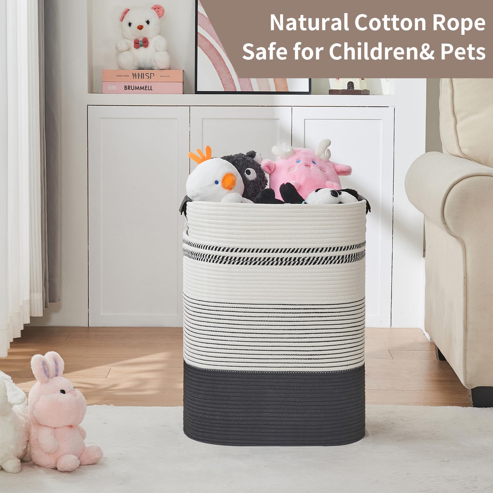 Laundry Basket with Handles