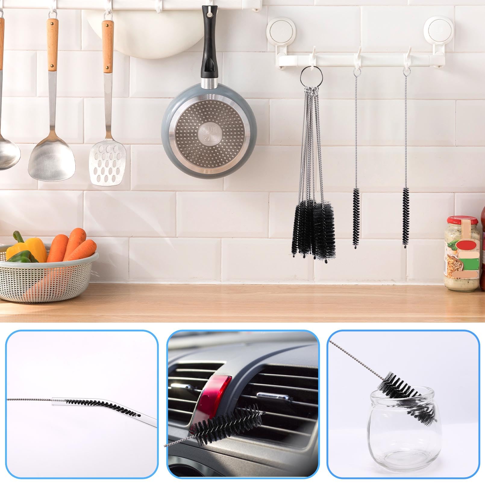 16PCS Long Tube Cleaner Set (16 Count)