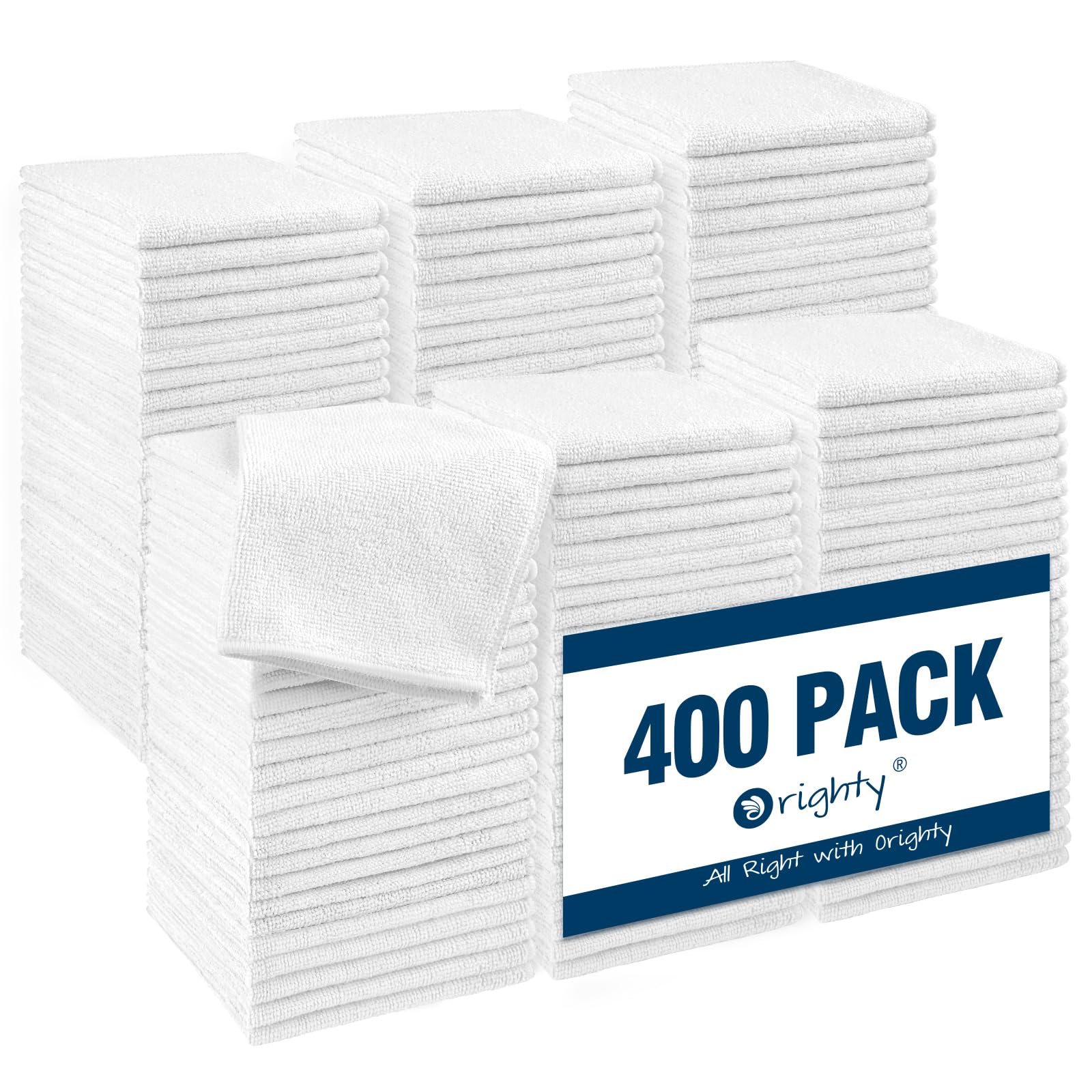 Microfiber Washcloths 400 Pack (400 Count)